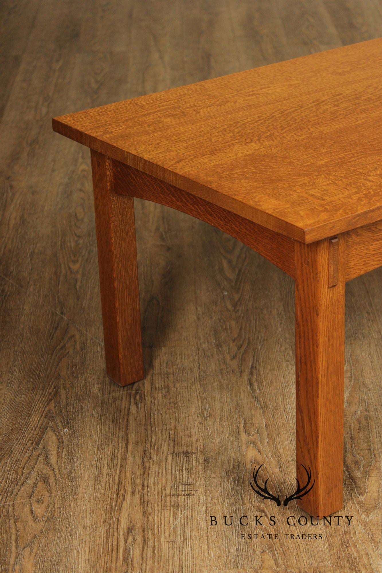 Stickley Mission Collection Oak Cocktail Table