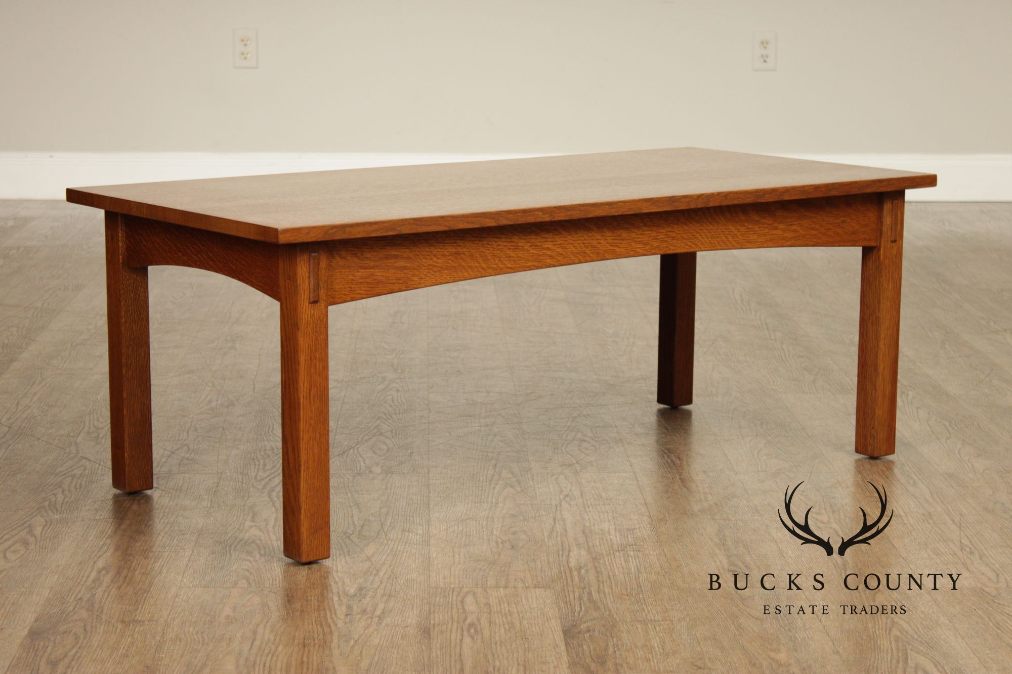 Stickley Mission Collection Oak Cocktail Table