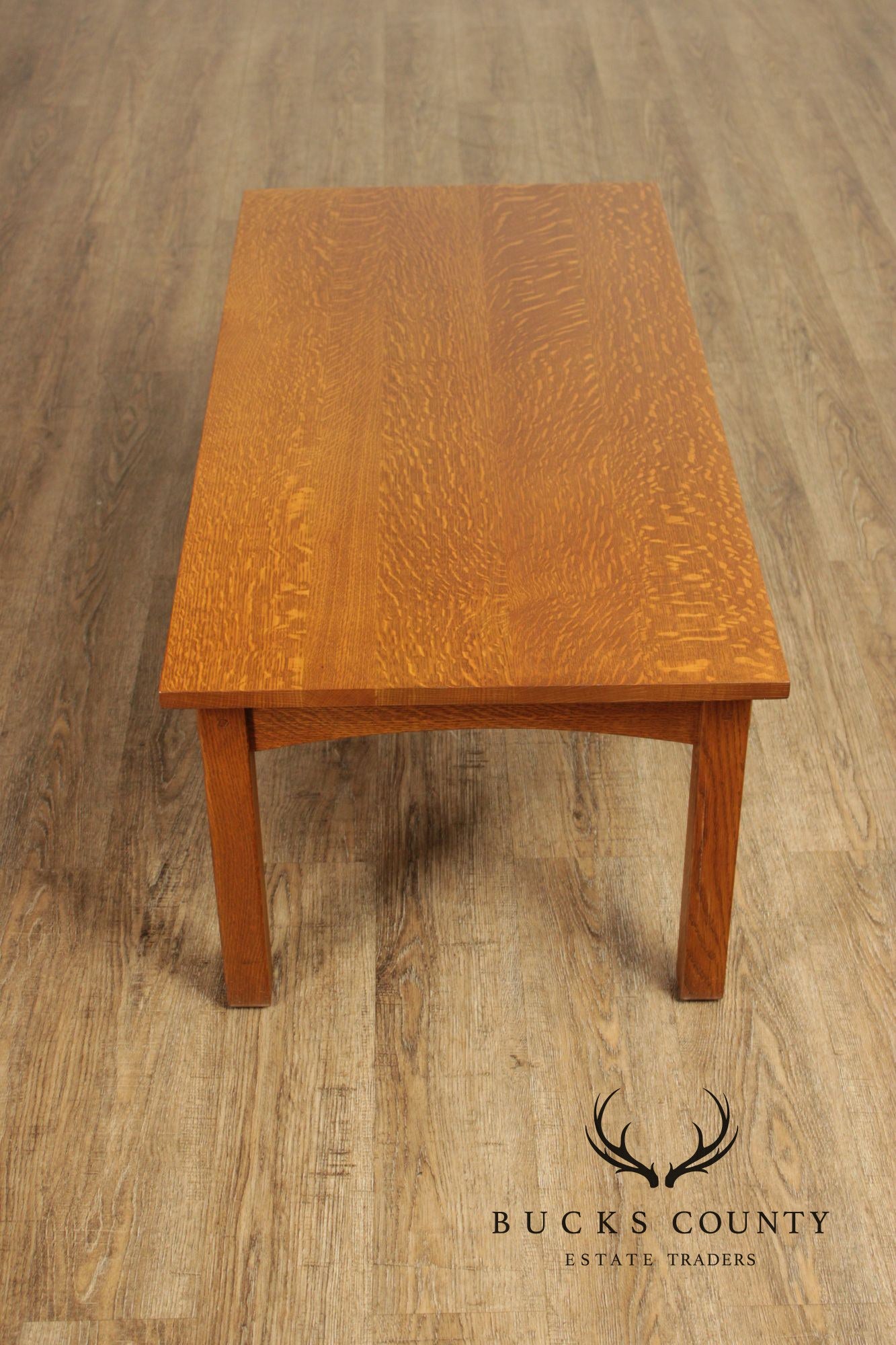 Stickley Mission Collection Oak Cocktail Table
