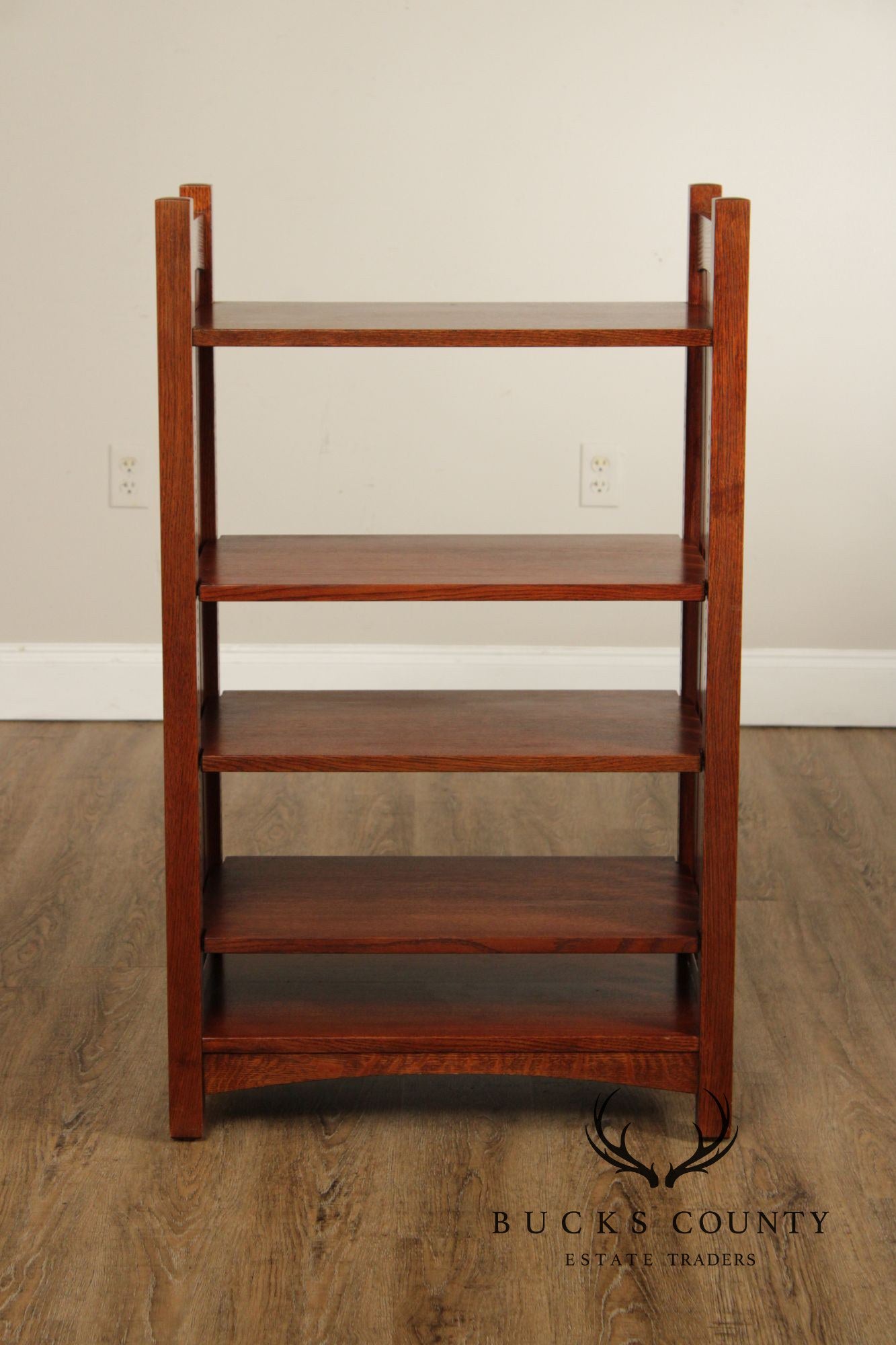 Stickley Mission Collection Oak Bookcase Magazine Stand