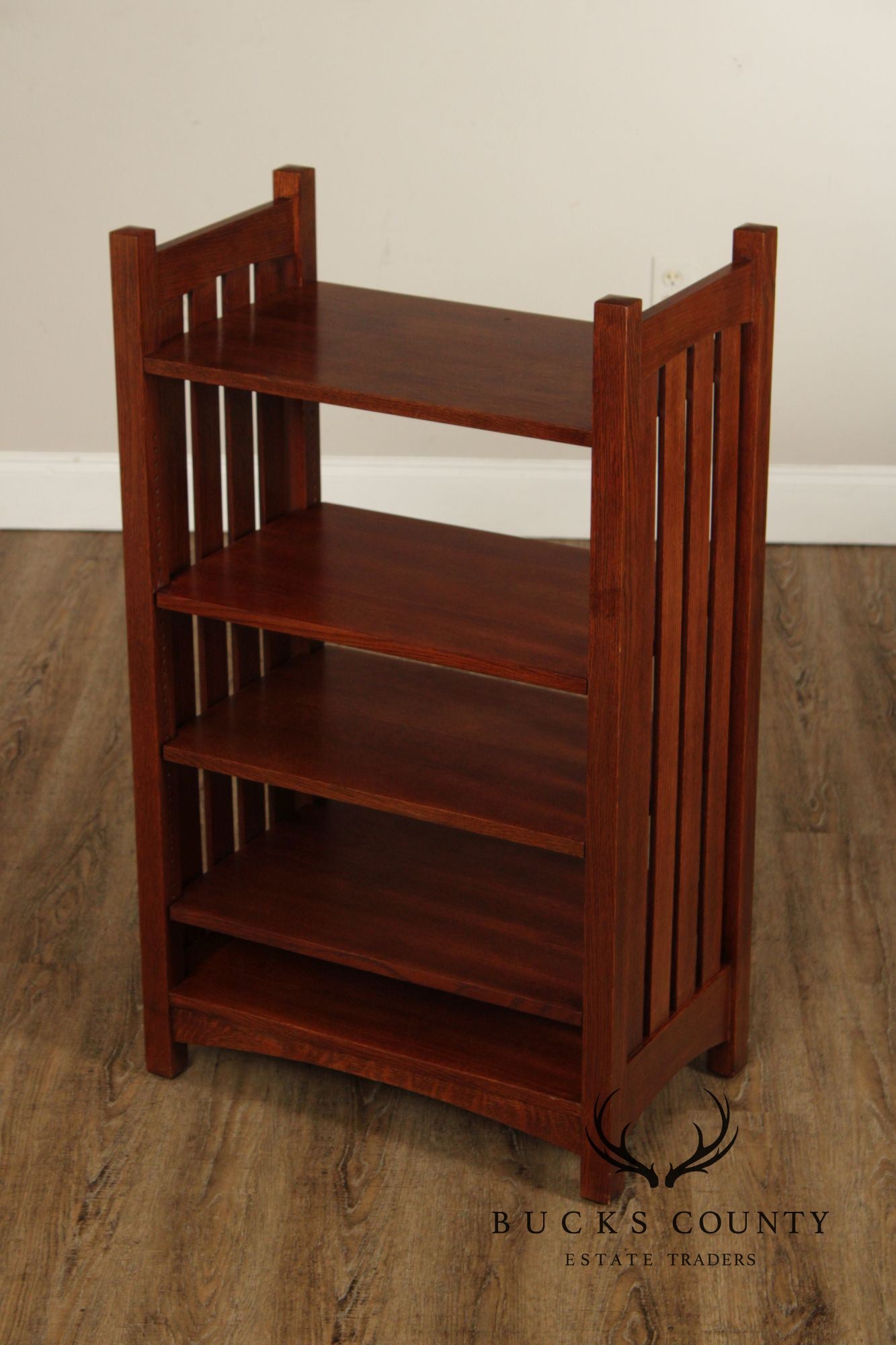 Stickley Mission Collection Oak Bookcase Magazine Stand