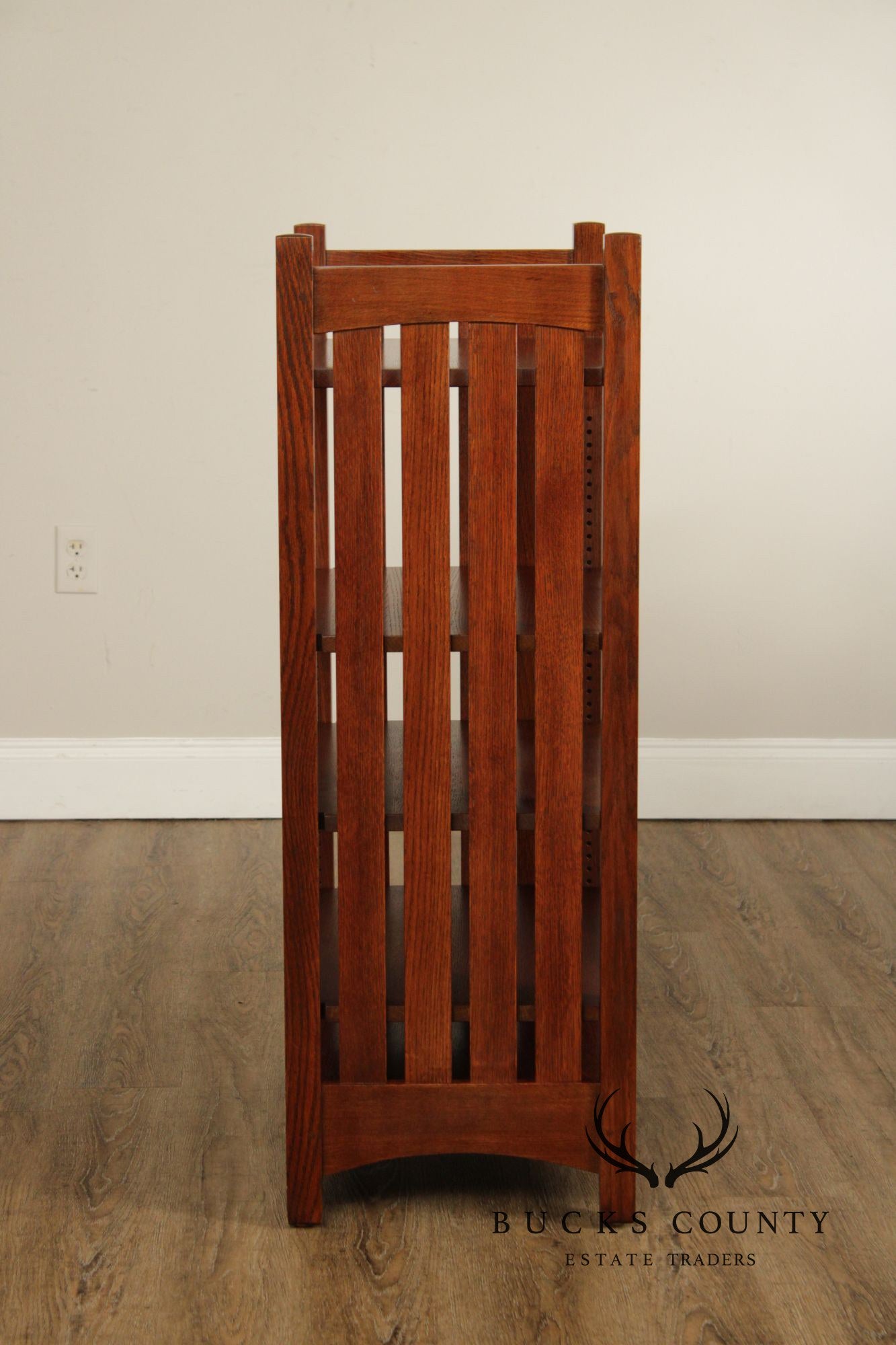 Stickley Mission Collection Oak Bookcase Magazine Stand