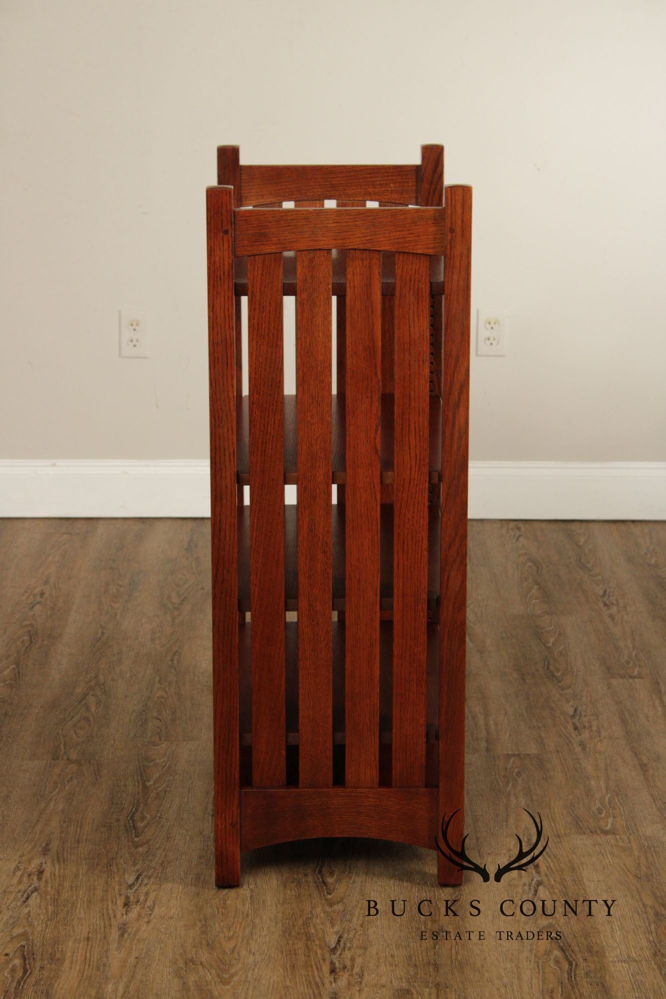 Stickley Mission Collection Oak Bookcase Magazine Stand