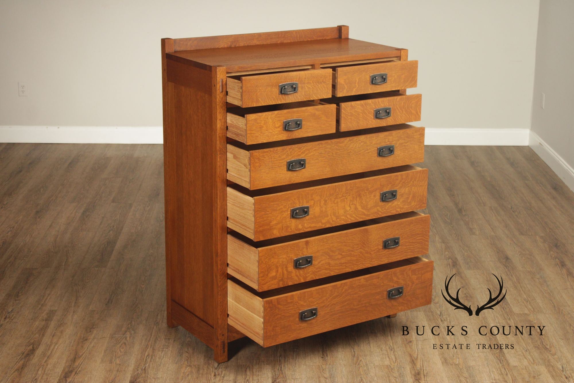 Stickley Mission Collection Oak Chest Of Drawers