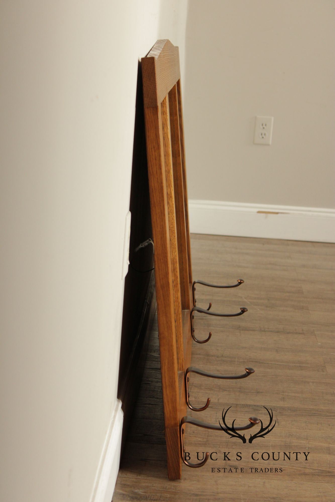 Stickley Mission Collection Oak Three Glass Mirror