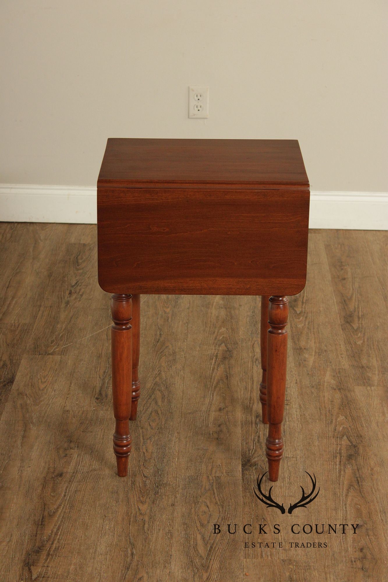Antique Sheraton Drop-Leaf Pembroke Side Table