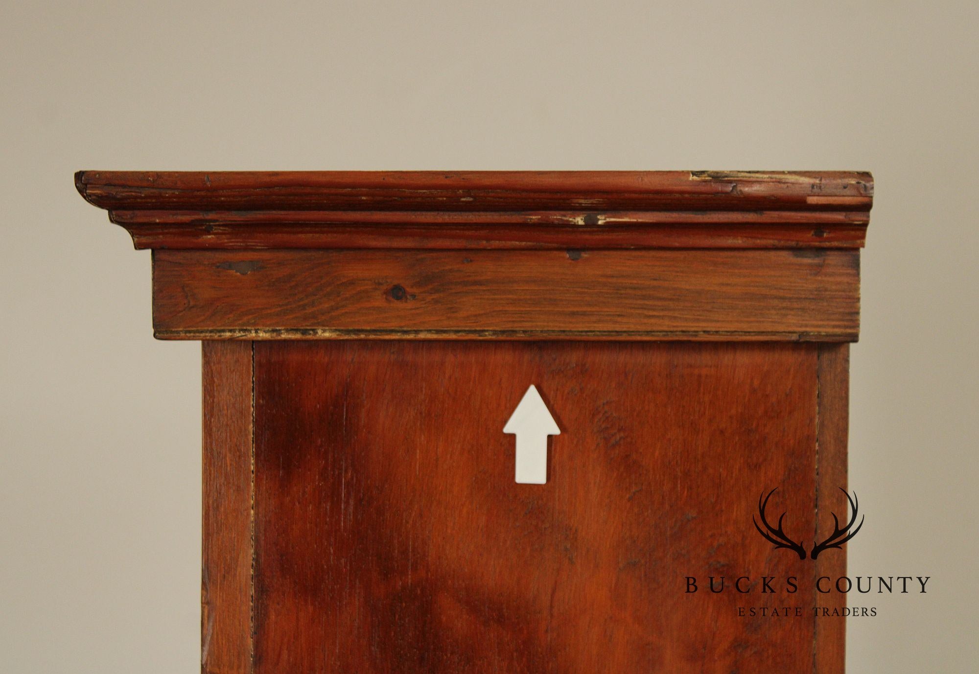 Antique American Pine Two-Door Cupboard
