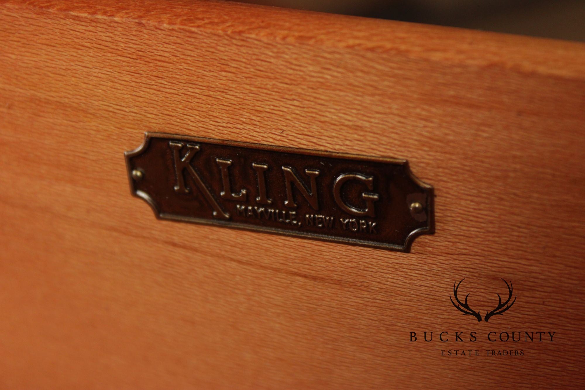 Kling Vintage Solid Cherry Chippendale Style Tall Chest