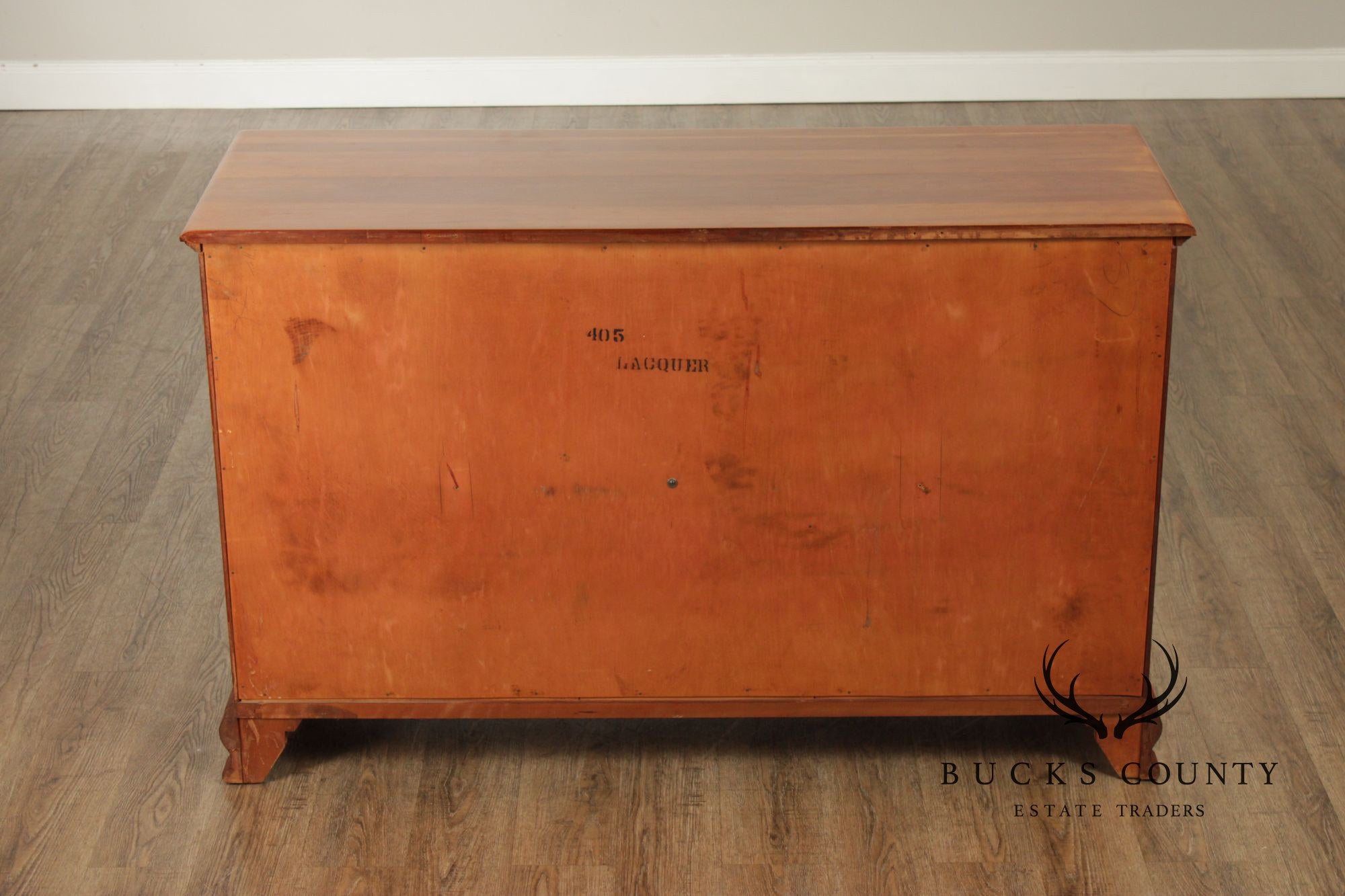 Kling Vintage Solid Cherry Chippendale Style Dresser With Shell Carving