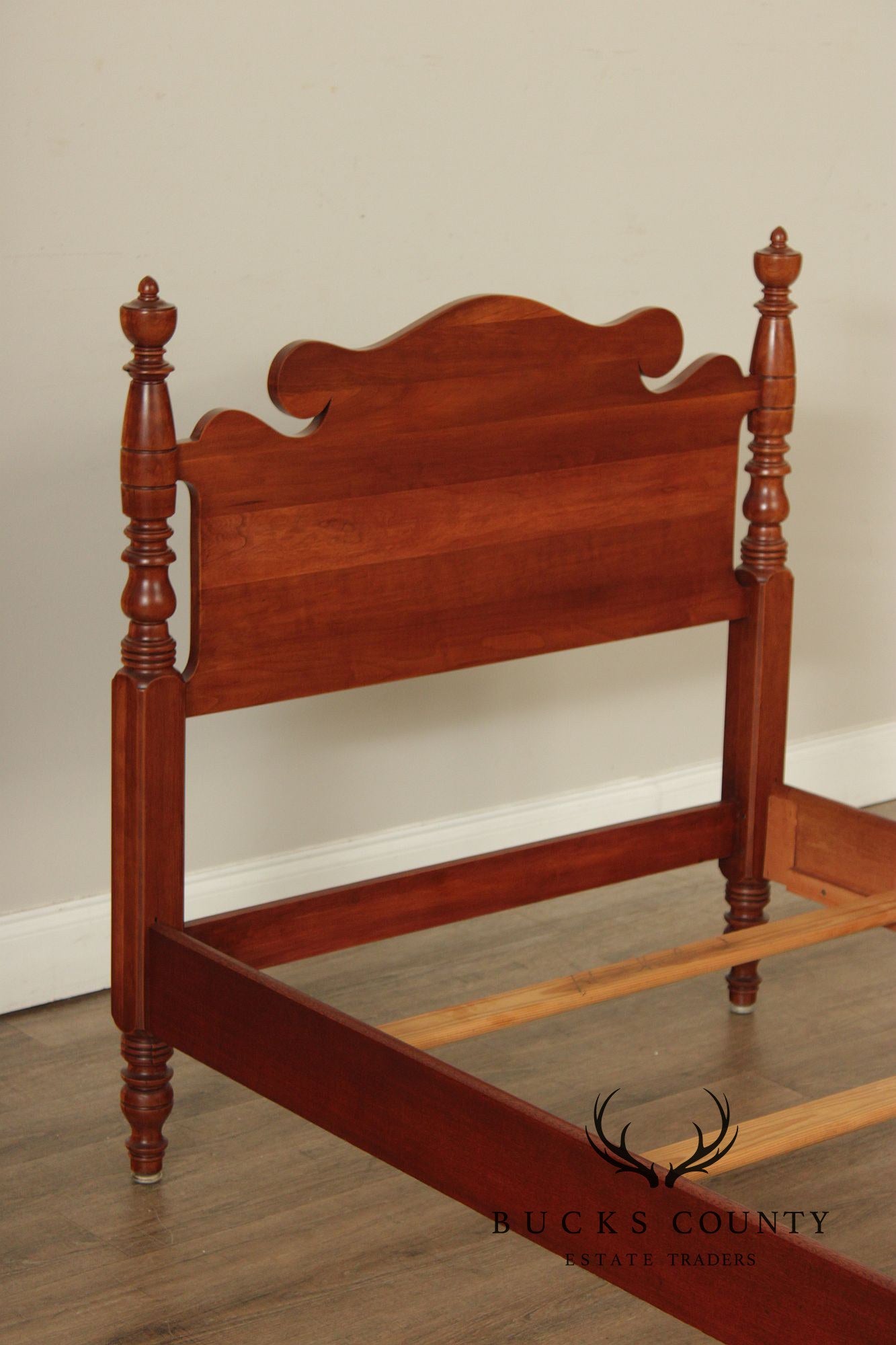 Kling Vintage Pair Of Solid Cherry Twin Beds