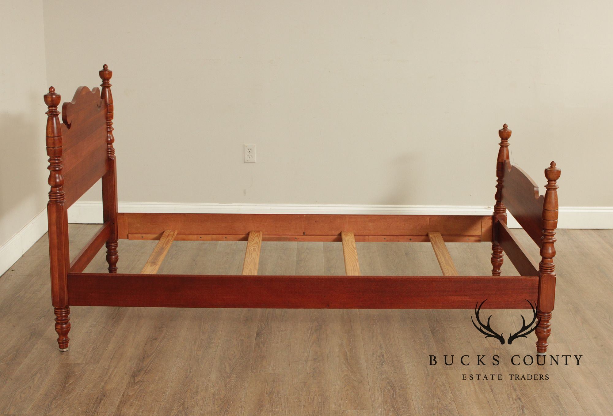 Kling Vintage Pair Of Solid Cherry Twin Beds