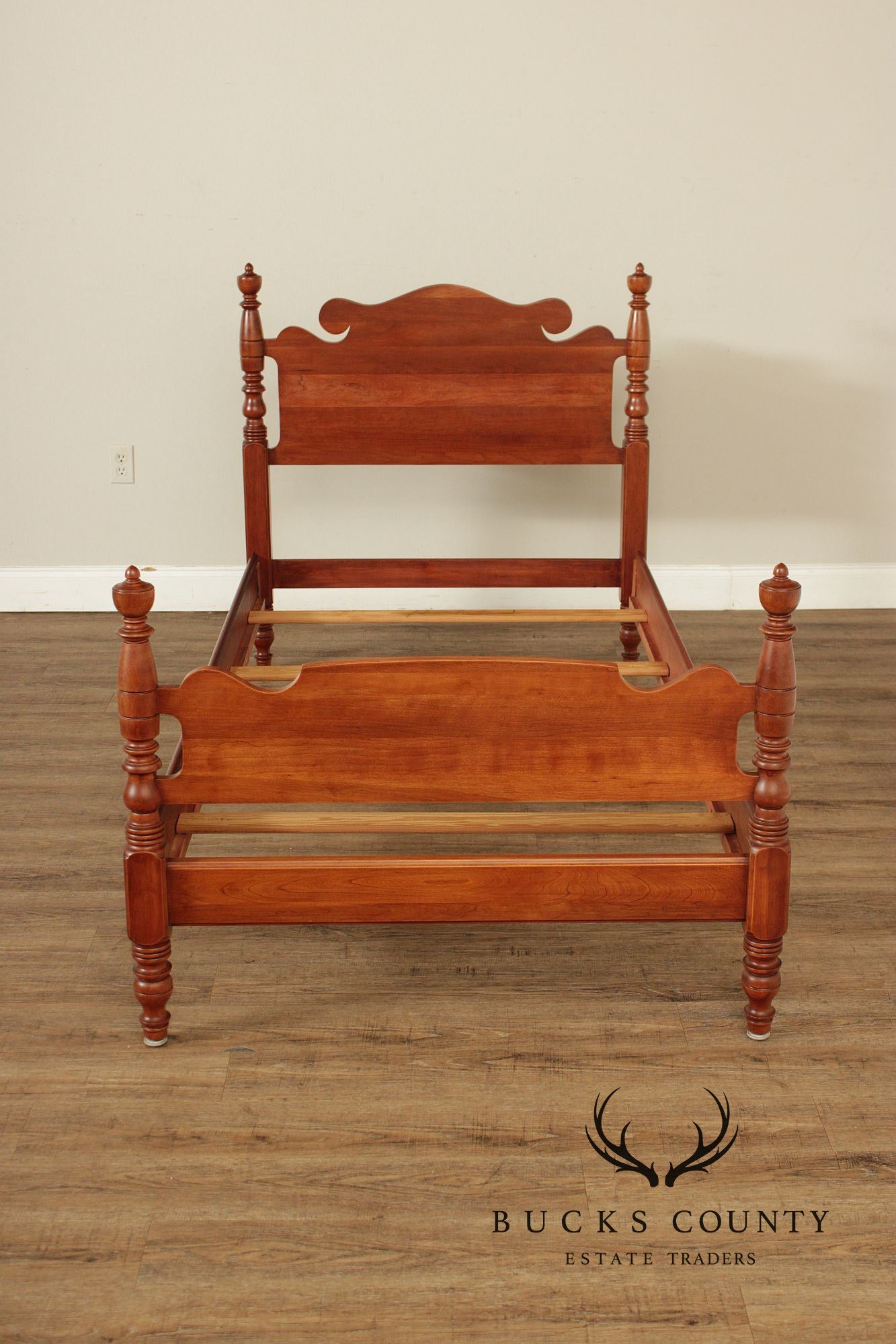 Kling Vintage Pair Of Solid Cherry Twin Beds