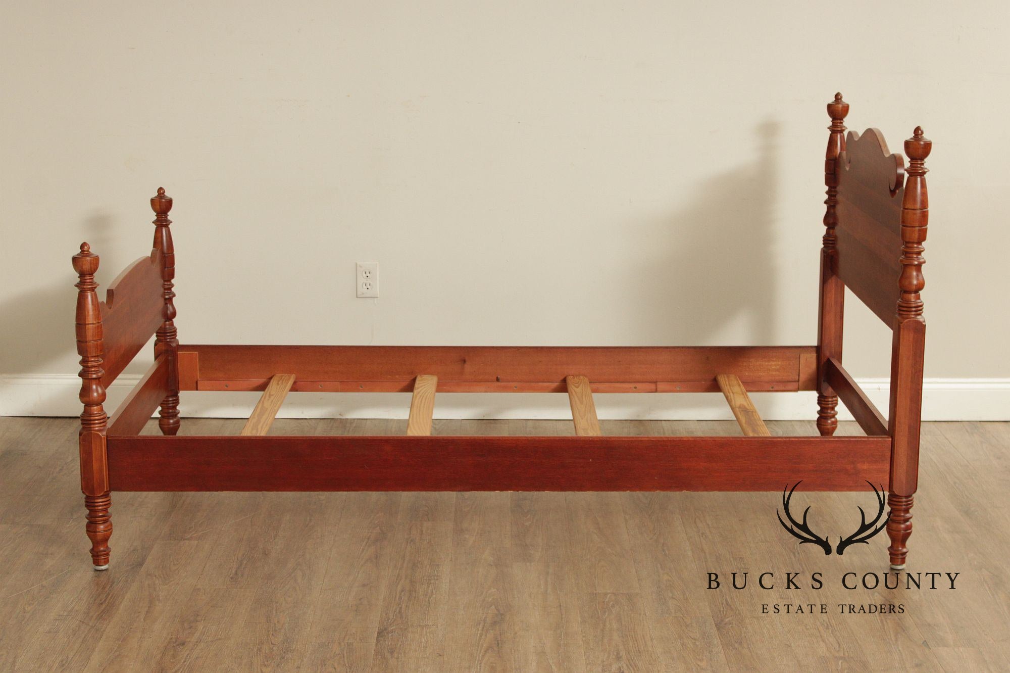 Kling Vintage Pair Of Solid Cherry Twin Beds
