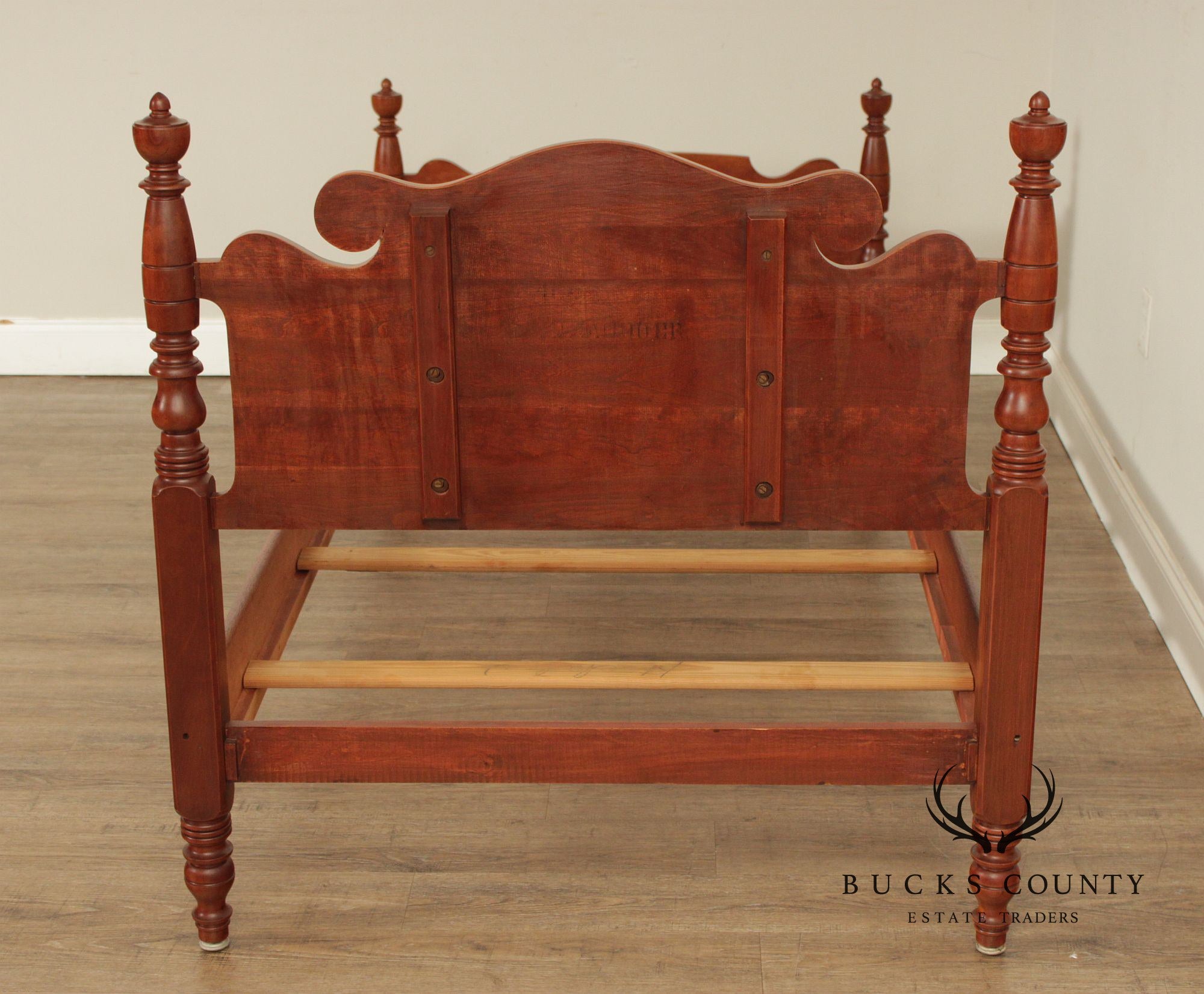 Kling Vintage Pair Of Solid Cherry Twin Beds
