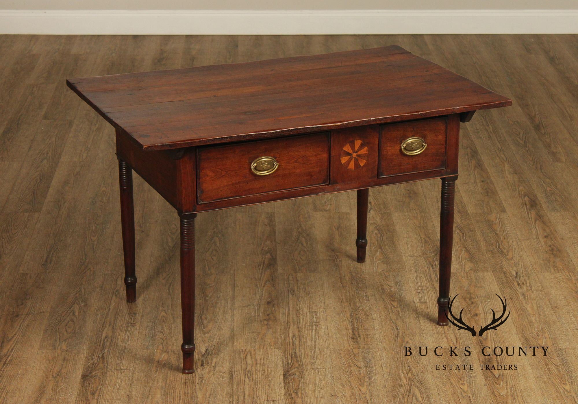 Federal Period Sheraton Style Walnut Tavern Table