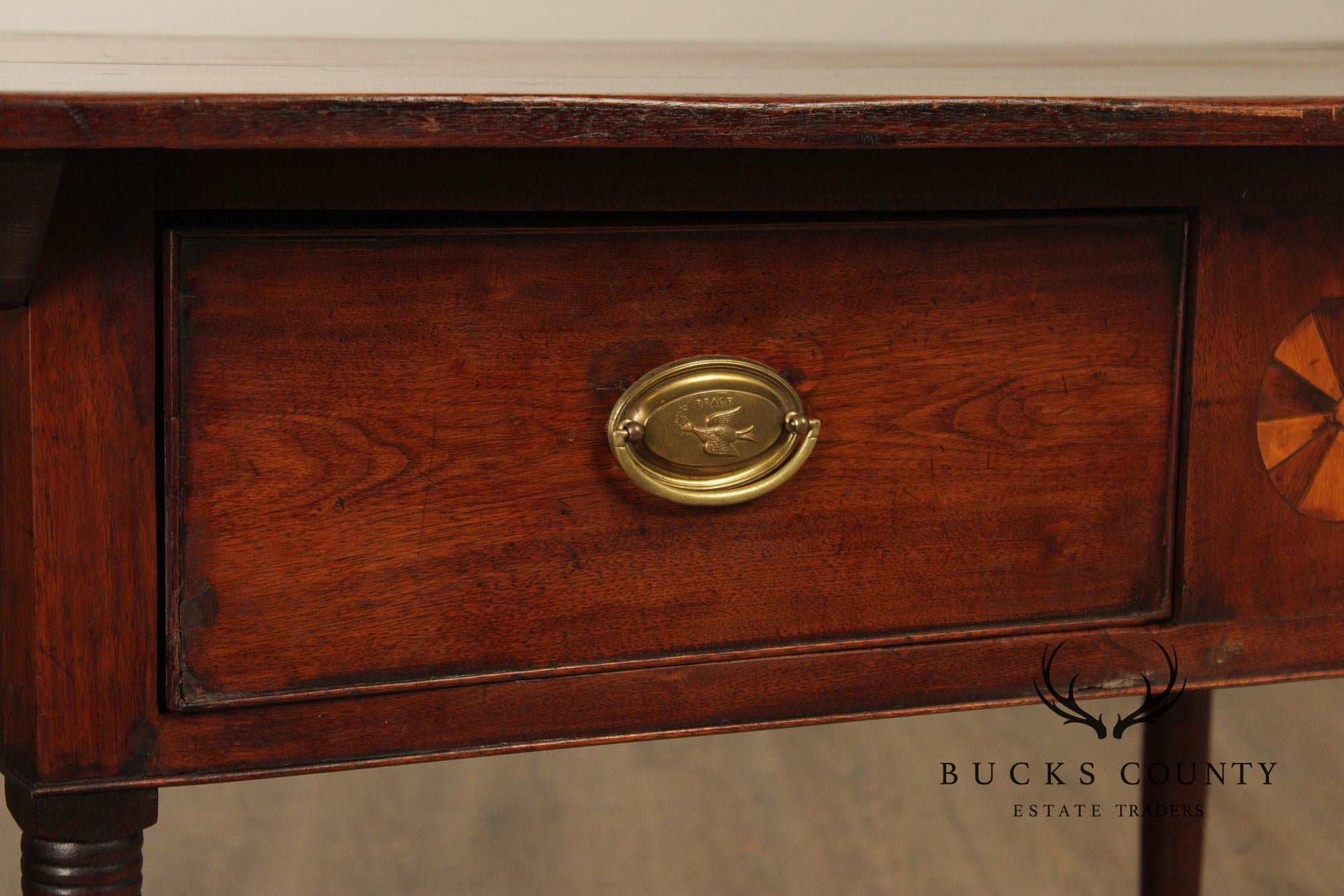 Federal Period Sheraton Style Walnut Tavern Table