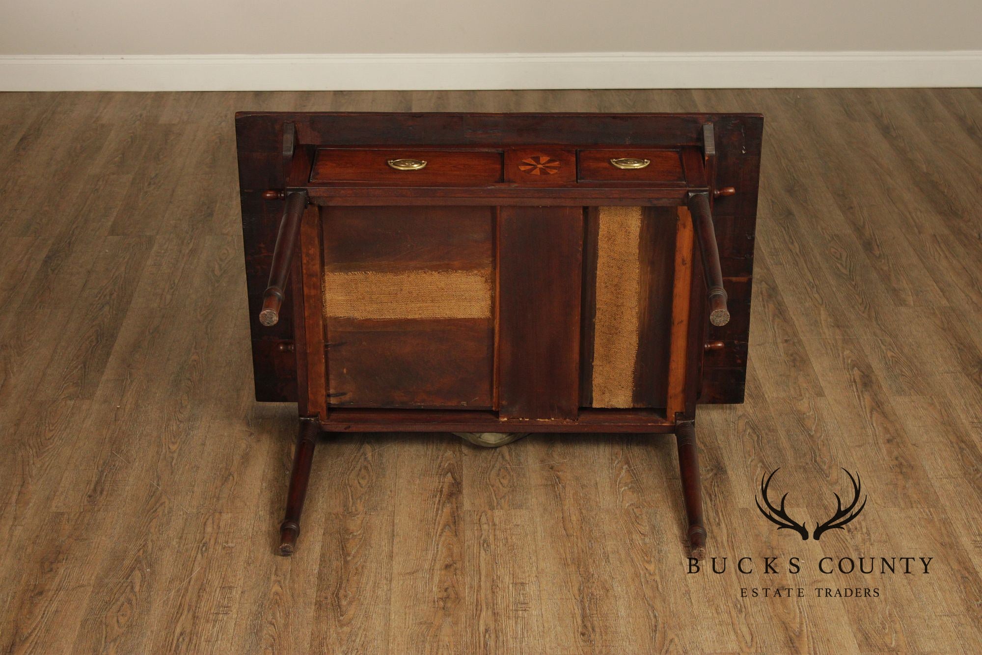 Federal Period Sheraton Style Walnut Tavern Table