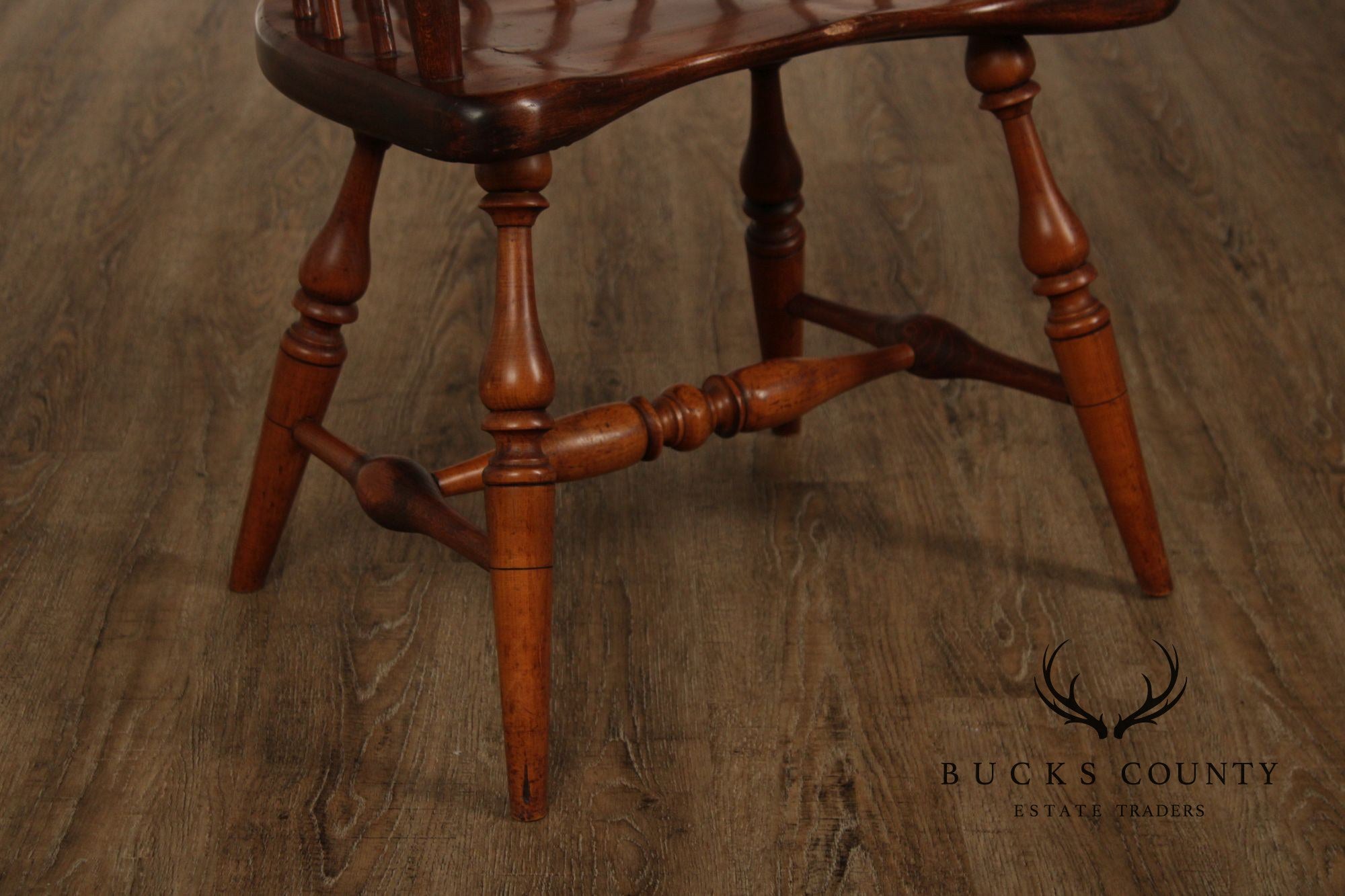 Vintage Quality Bench Made Windsor Armchair