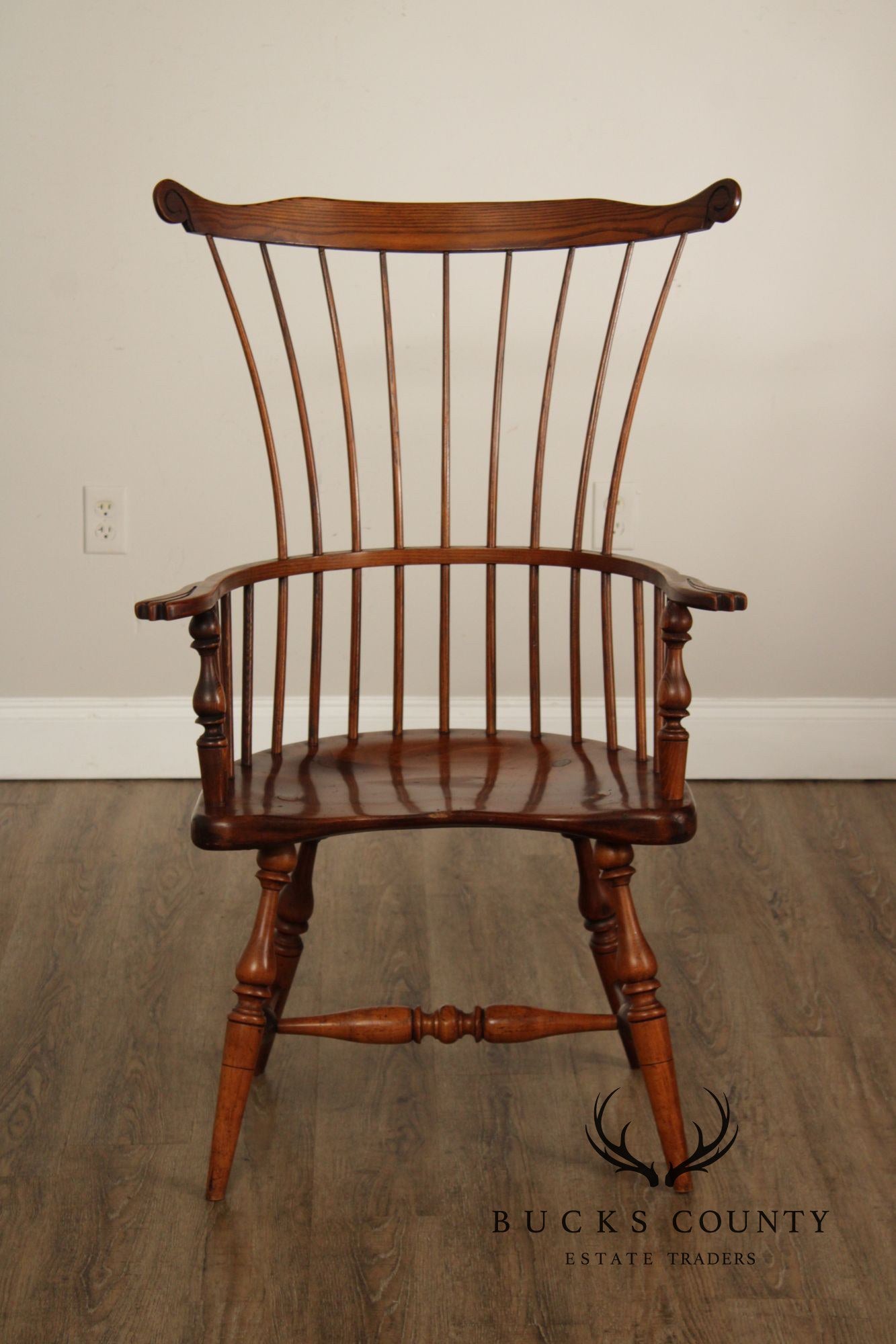 Vintage Quality Bench Made Windsor Armchair