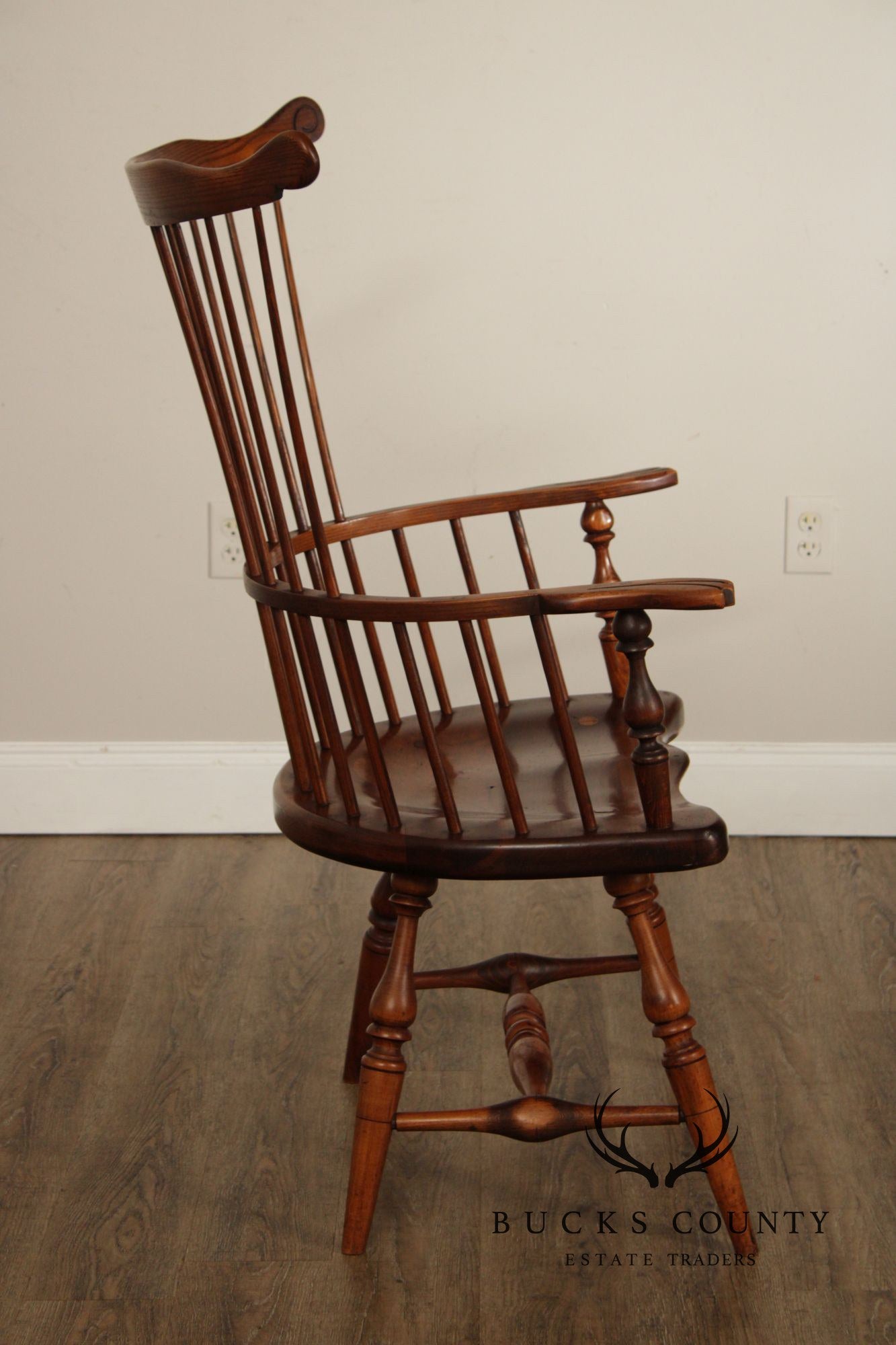 Vintage Quality Bench Made Windsor Armchair