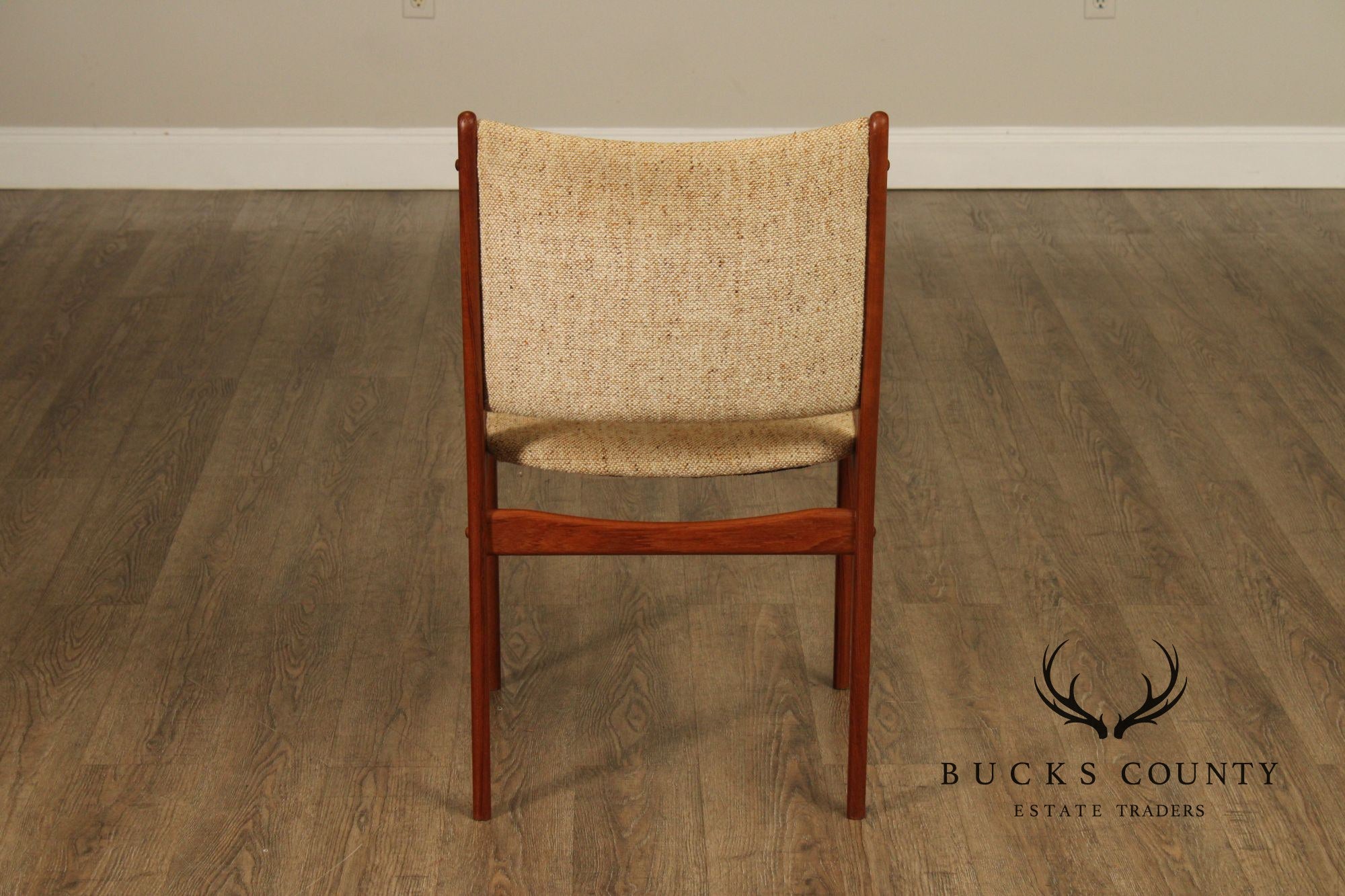 Sun Furniture Danish Modern Style Pair of Teak Side Chairs