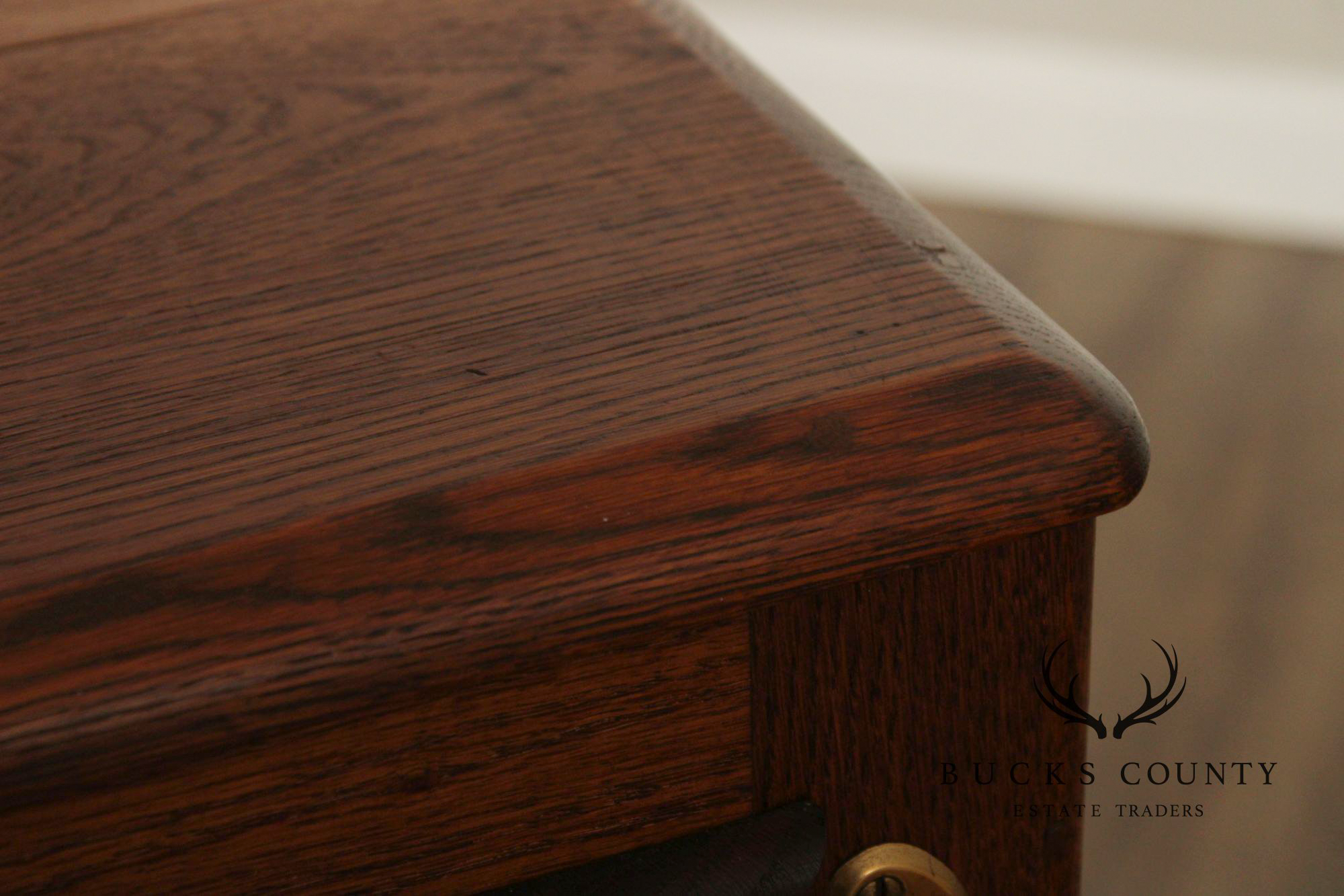 Keystone Furniture Co. Antique Oak Ice Chest