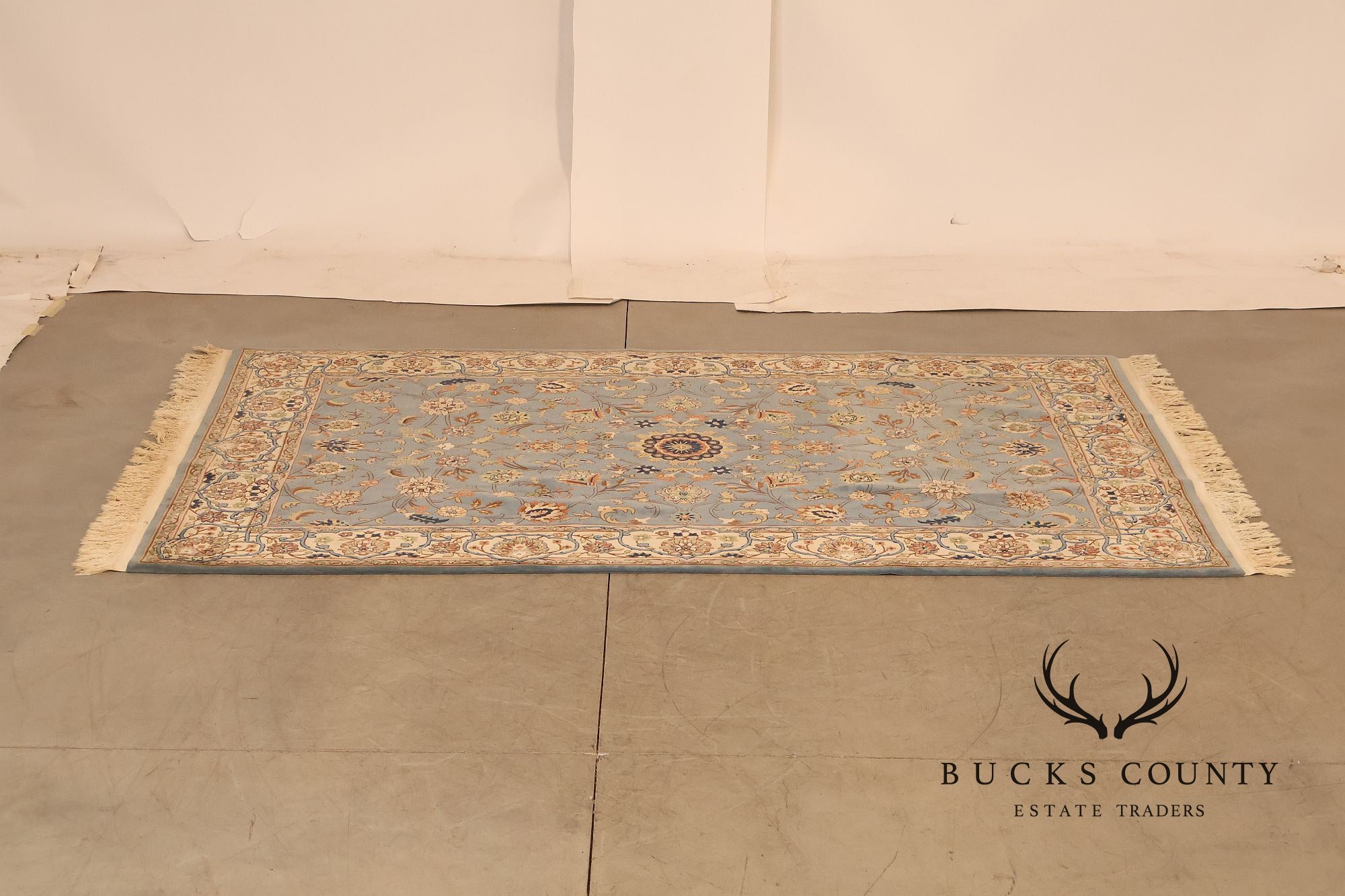 Persian Style Hand Knotted Wool Area Rug