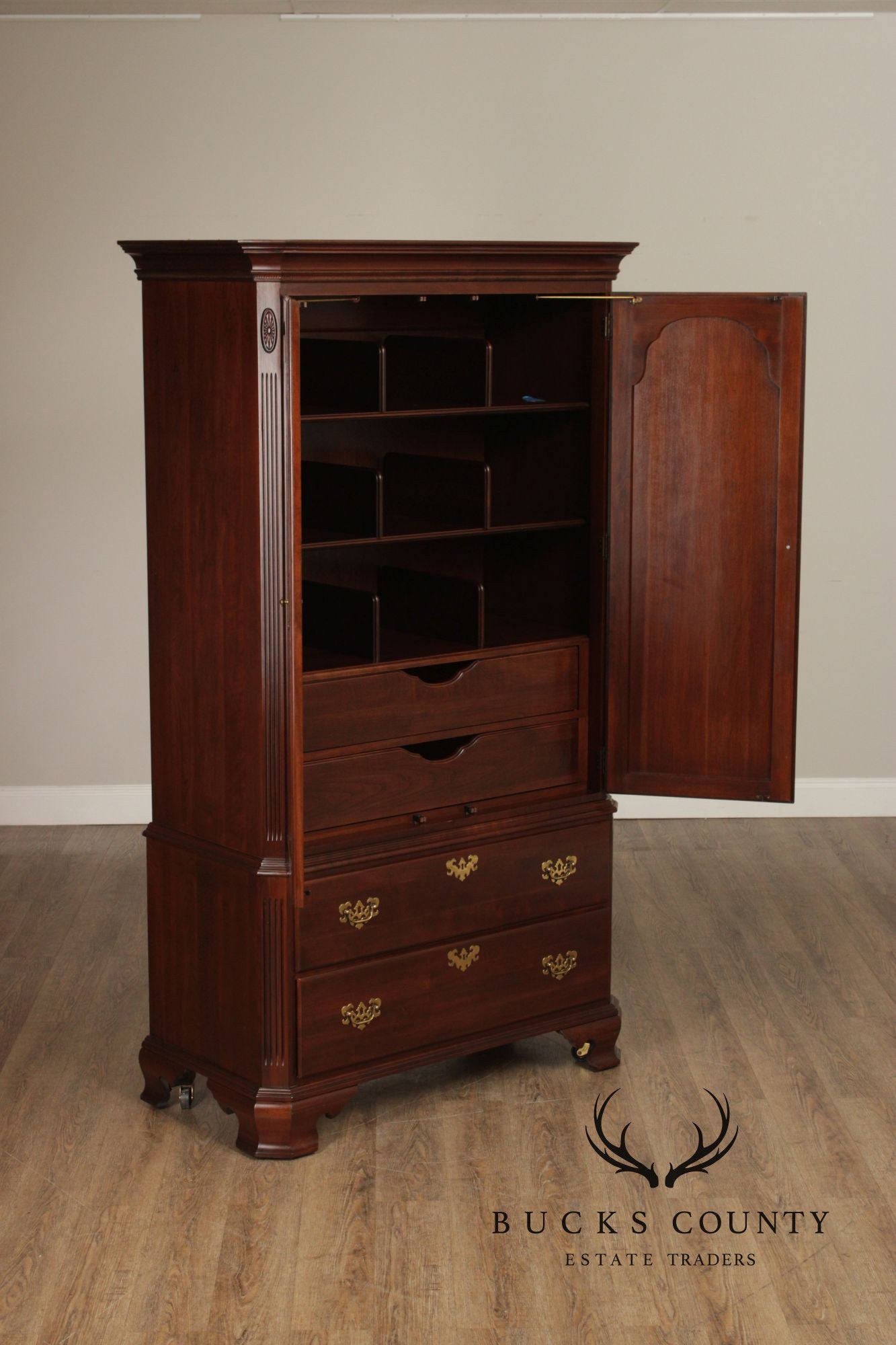 Ethan Allen Georgian Court Collection Cherry Armoire