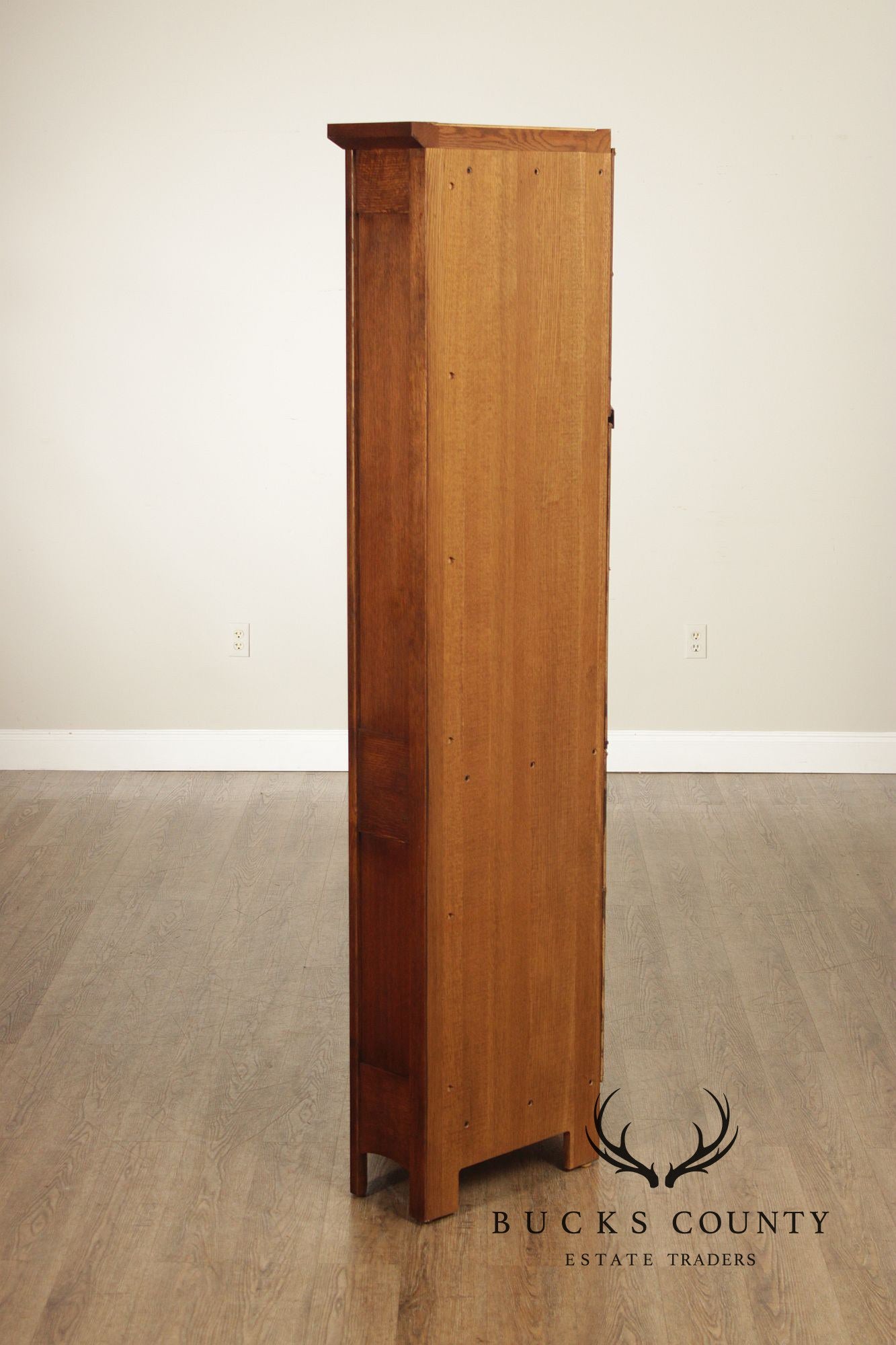 Stickley Mission Collection Oak Corner TV Cabinet