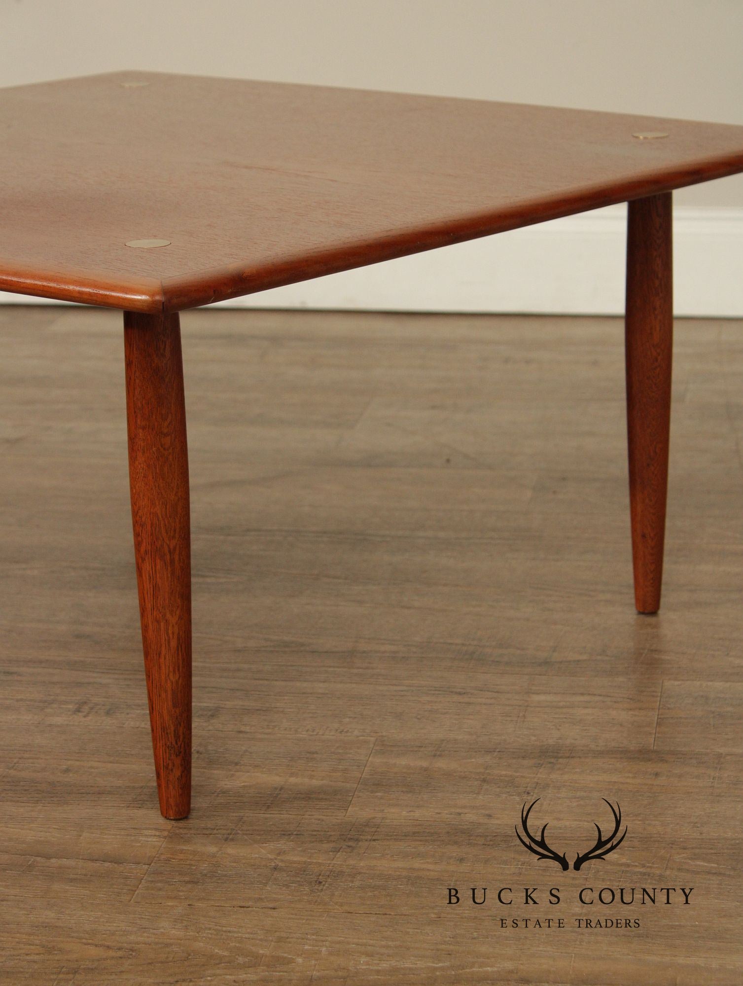 Swedish Mid-Century Modern Square Teak Coffee Table By DUX