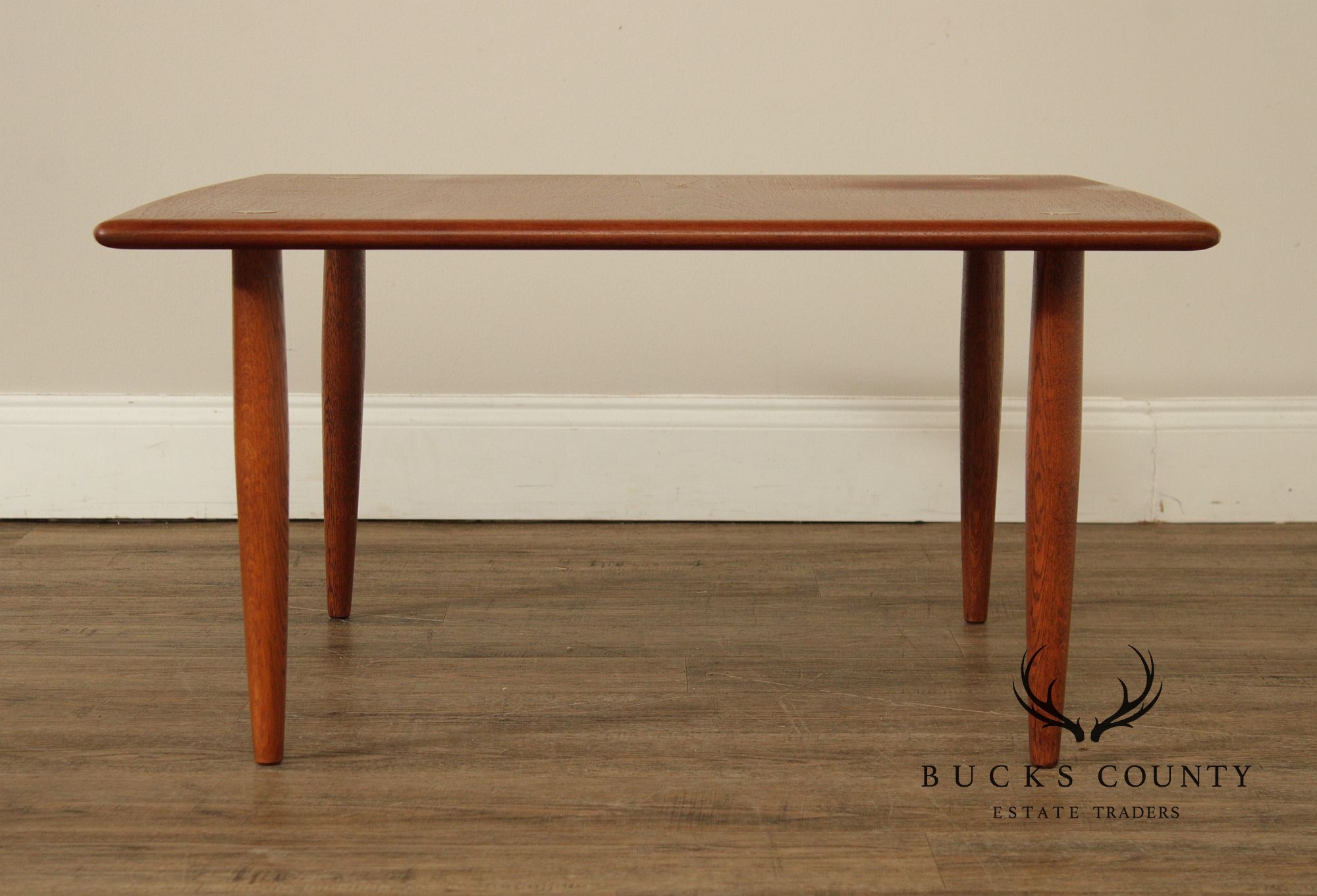 Swedish Mid-Century Modern Square Teak Coffee Table By DUX