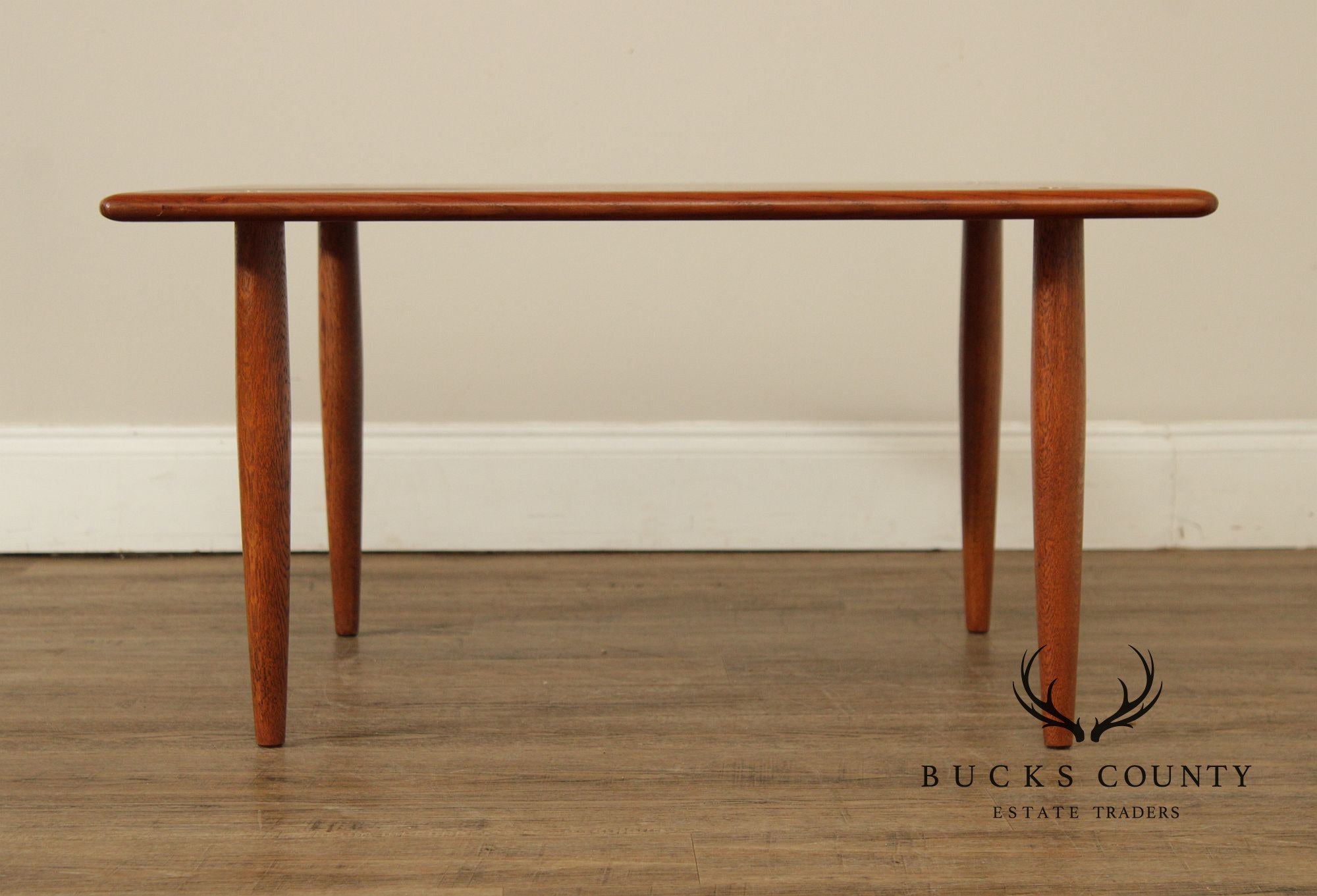 Swedish Mid-Century Modern Square Teak Coffee Table By DUX