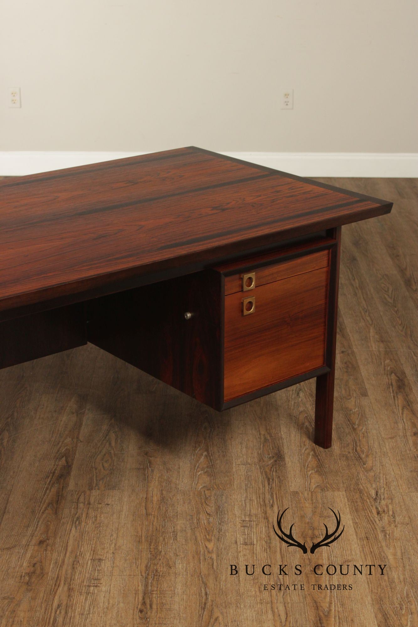 Arne Vodder For Sibast Danish Modern Rosewood Executive Desk