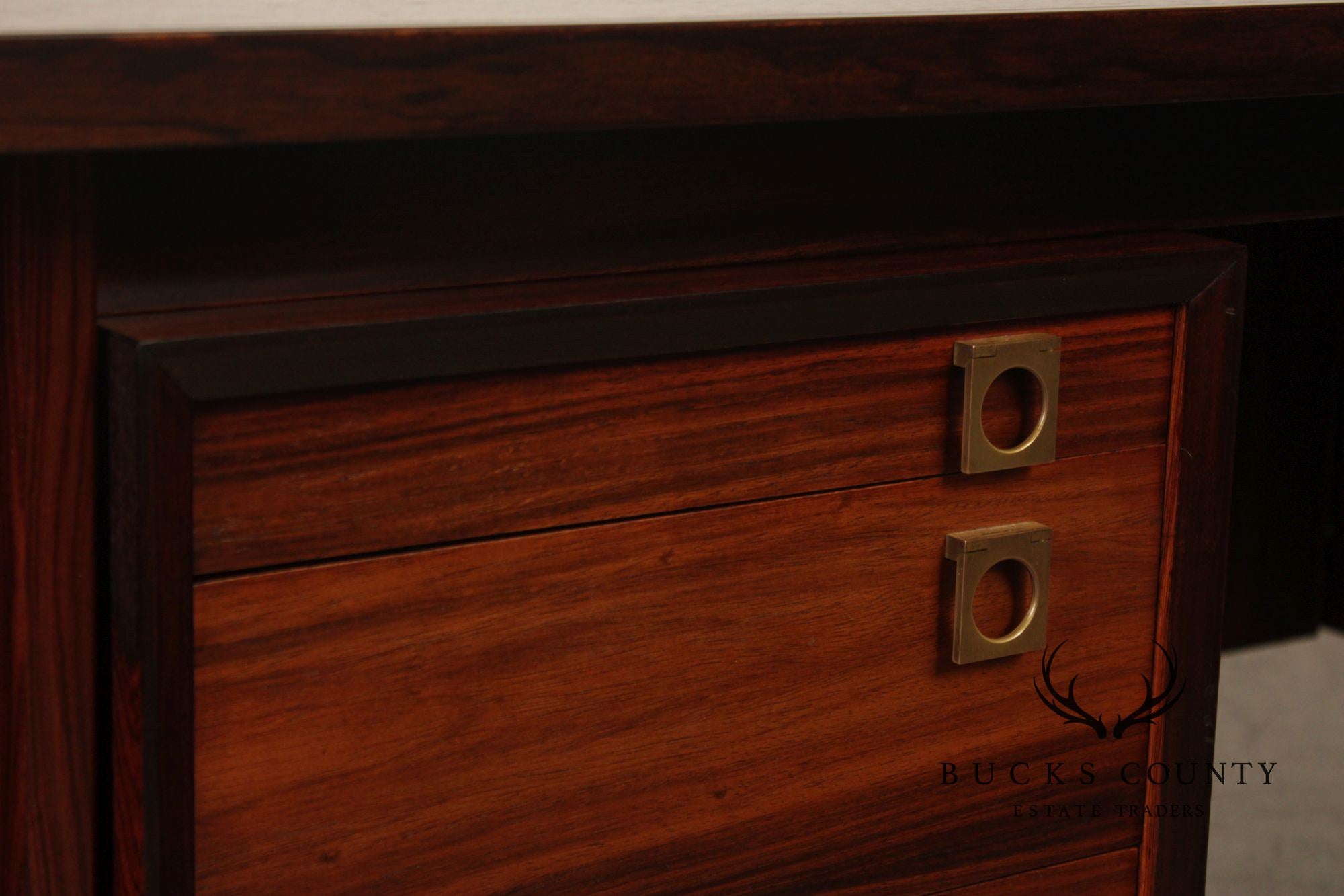 Arne Vodder For Sibast Danish Modern Rosewood Executive Desk