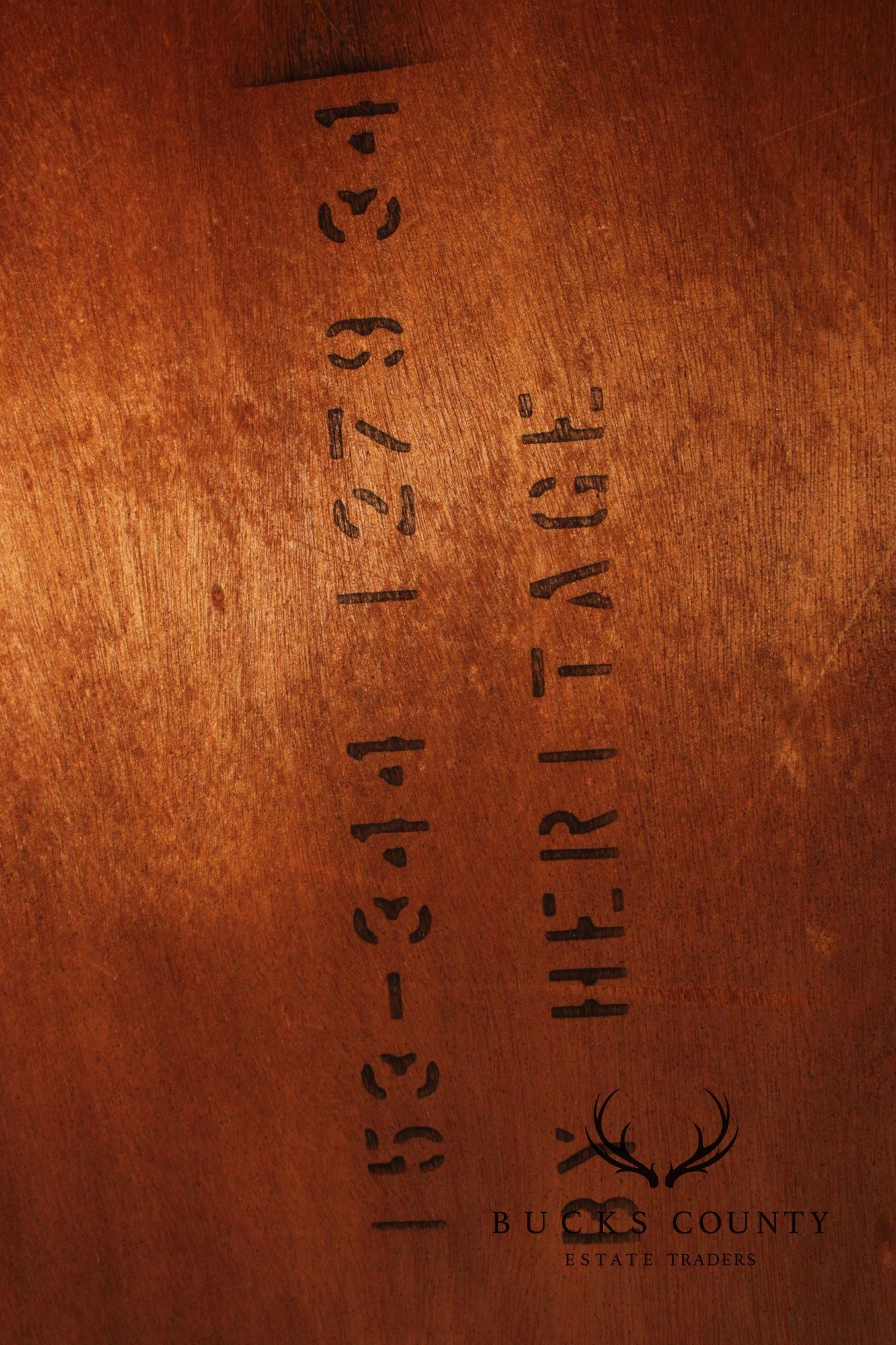 Drexel Heritage Sketchbook Burlwood Parsons Dining Table With 3 Leaves