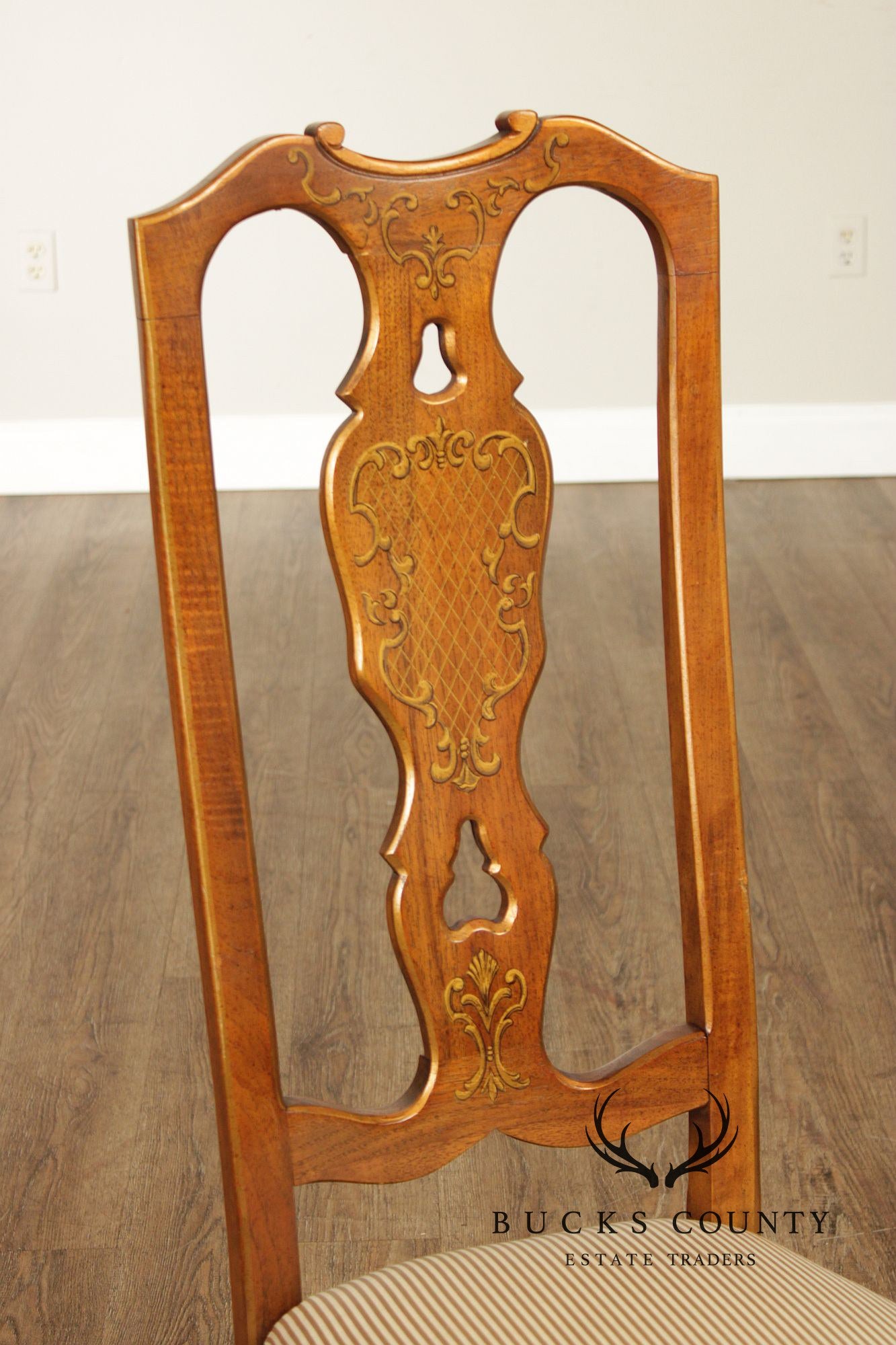 Drexel Heritage Italian Provincial Style Set of Six Dining Chairs