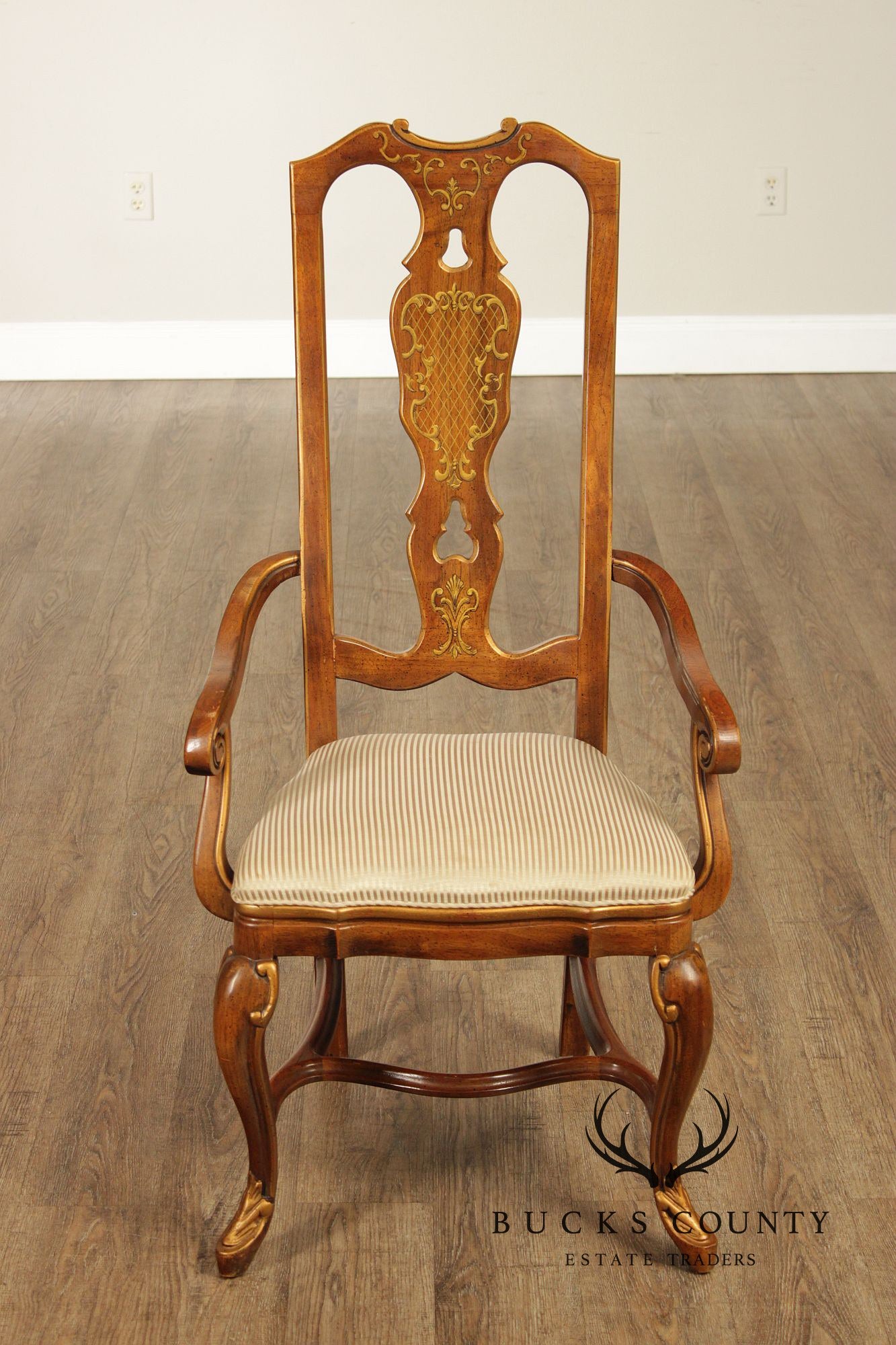 Drexel Heritage Italian Provincial Style Set of Six Dining Chairs