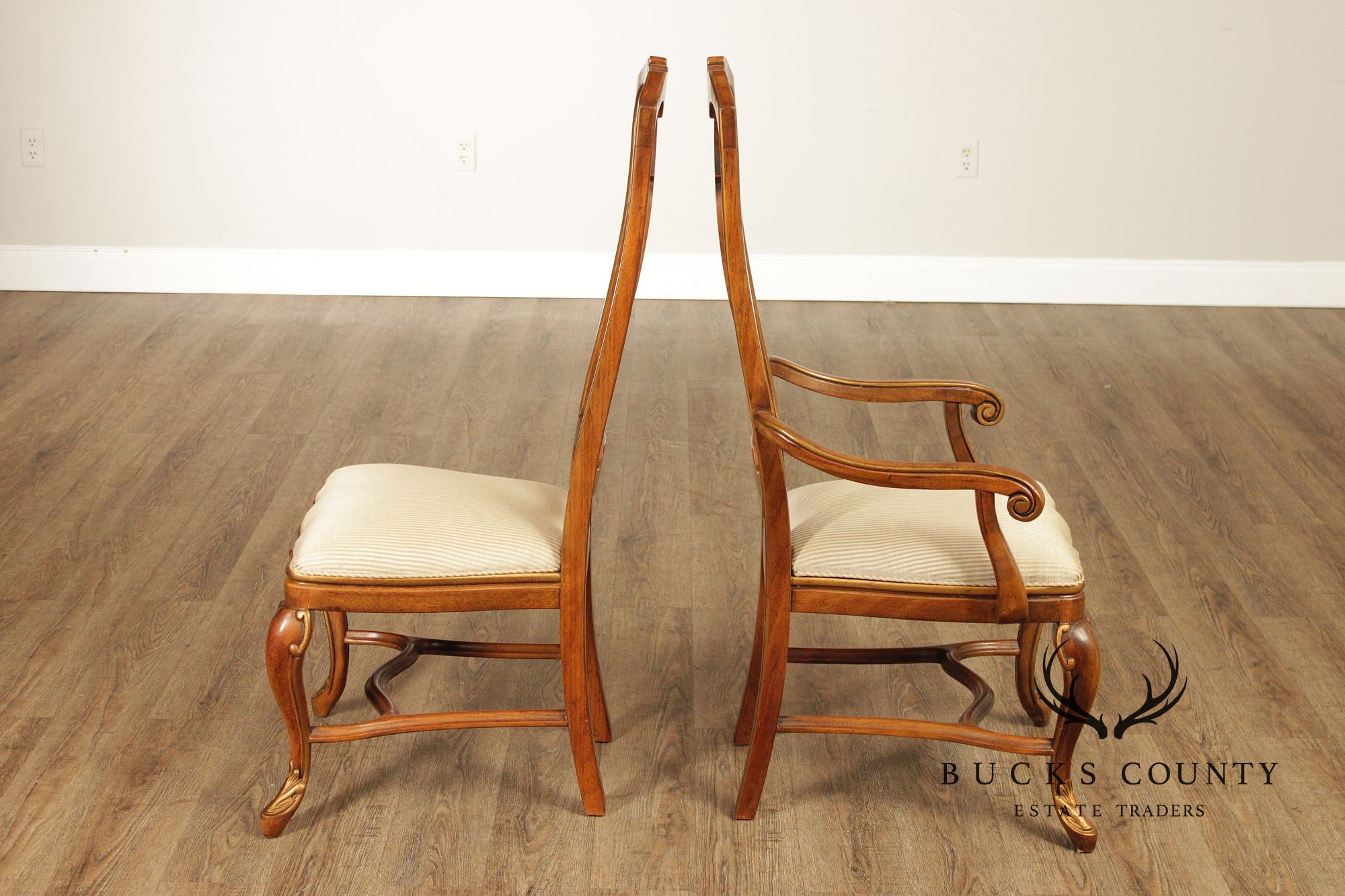Drexel Heritage Italian Provincial Style Set of Six Dining Chairs