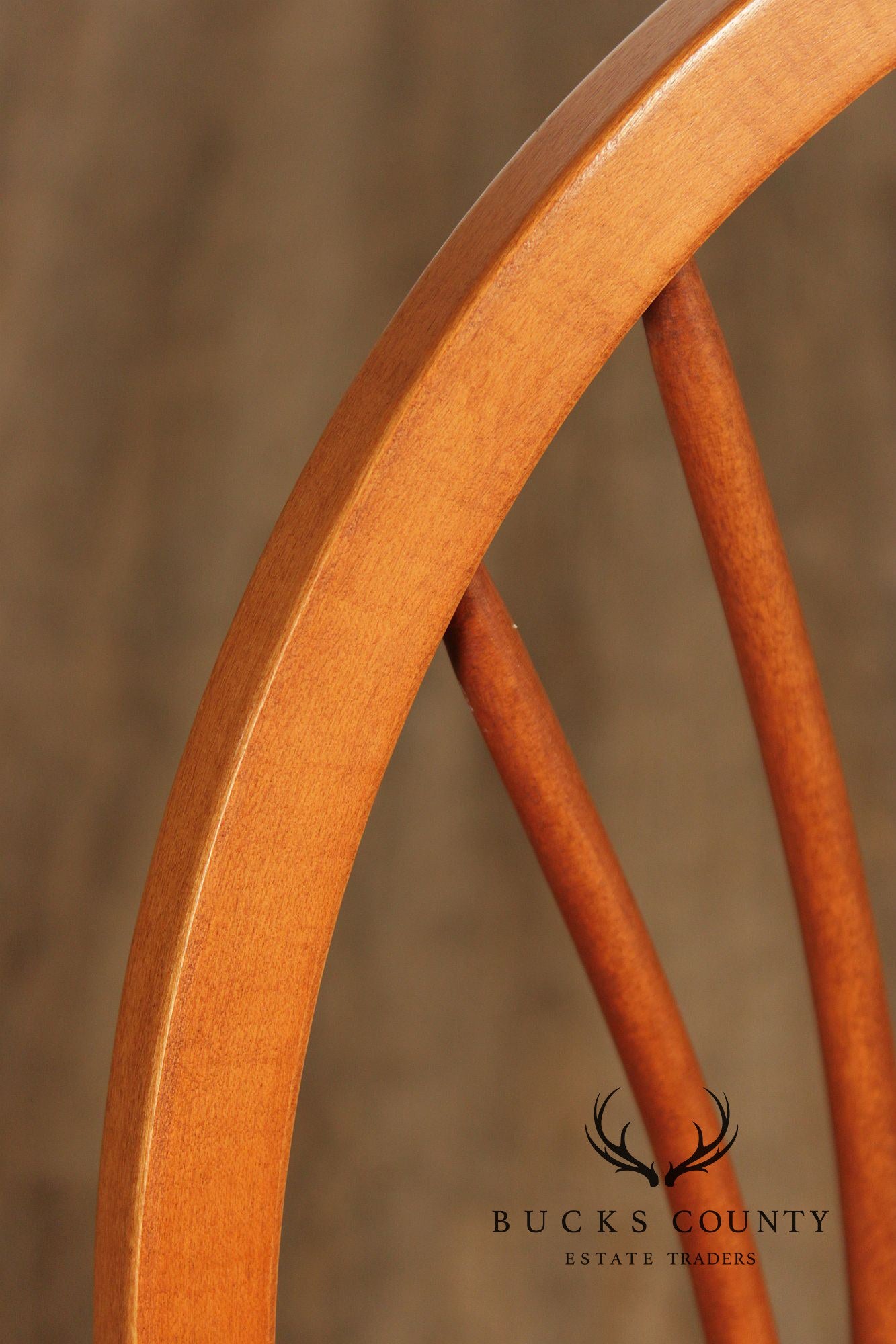 Pennsylvania House Set Of Eight Windsor Style Cherry Dining Chairs