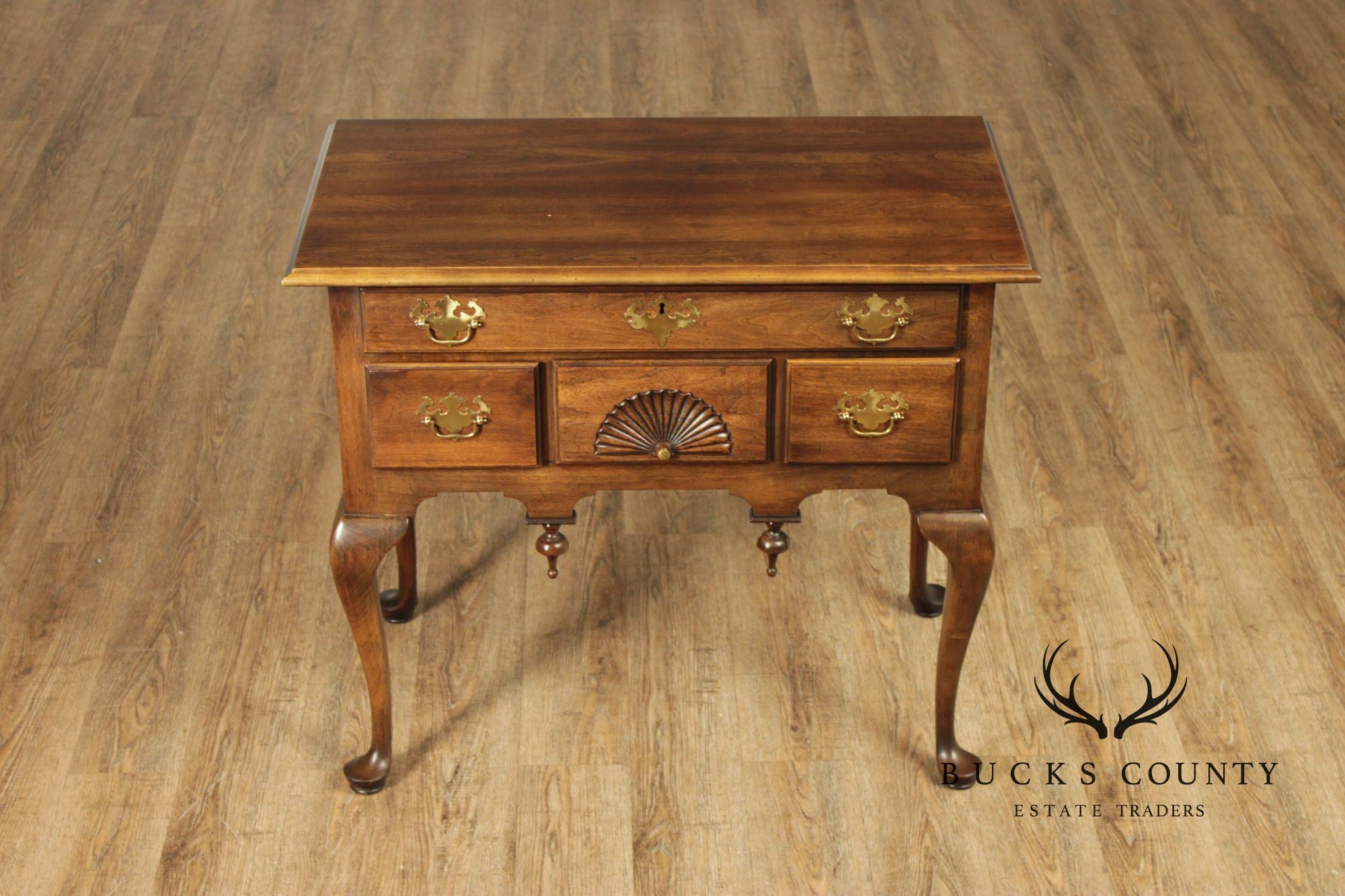 Statton Private Collection Queen Anne Style Cherry Lowboy