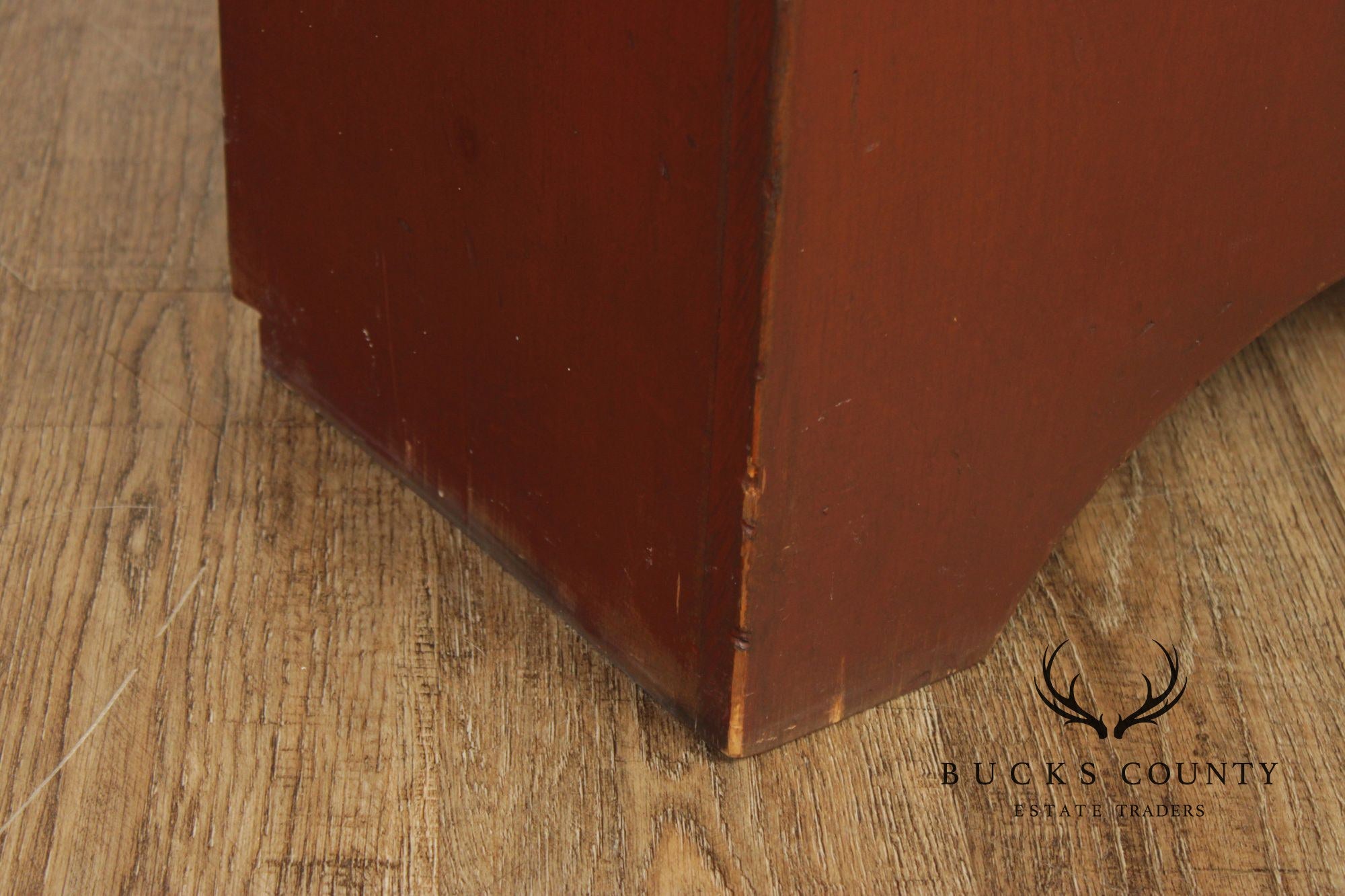 Custom Quality Primitive Painted Farmhouse Cupboard