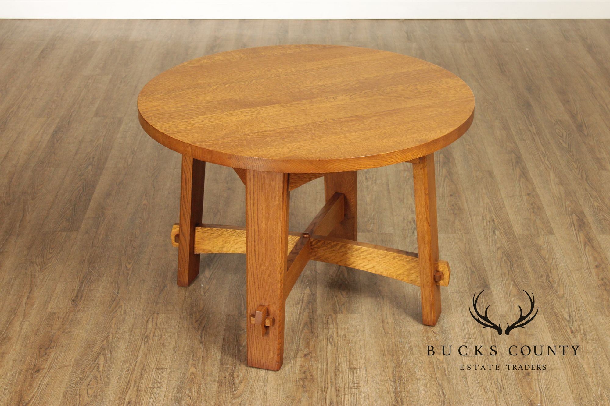 Stickley Mission Collection Oak Commemorative Library Table