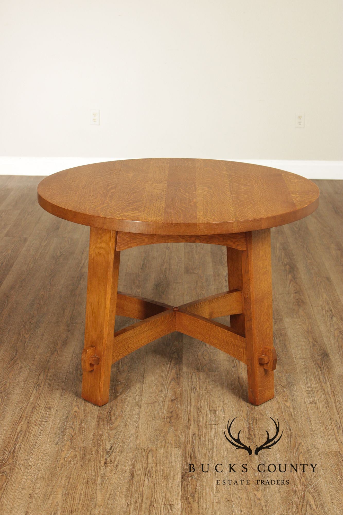 Stickley Mission Collection Oak Commemorative Library Table