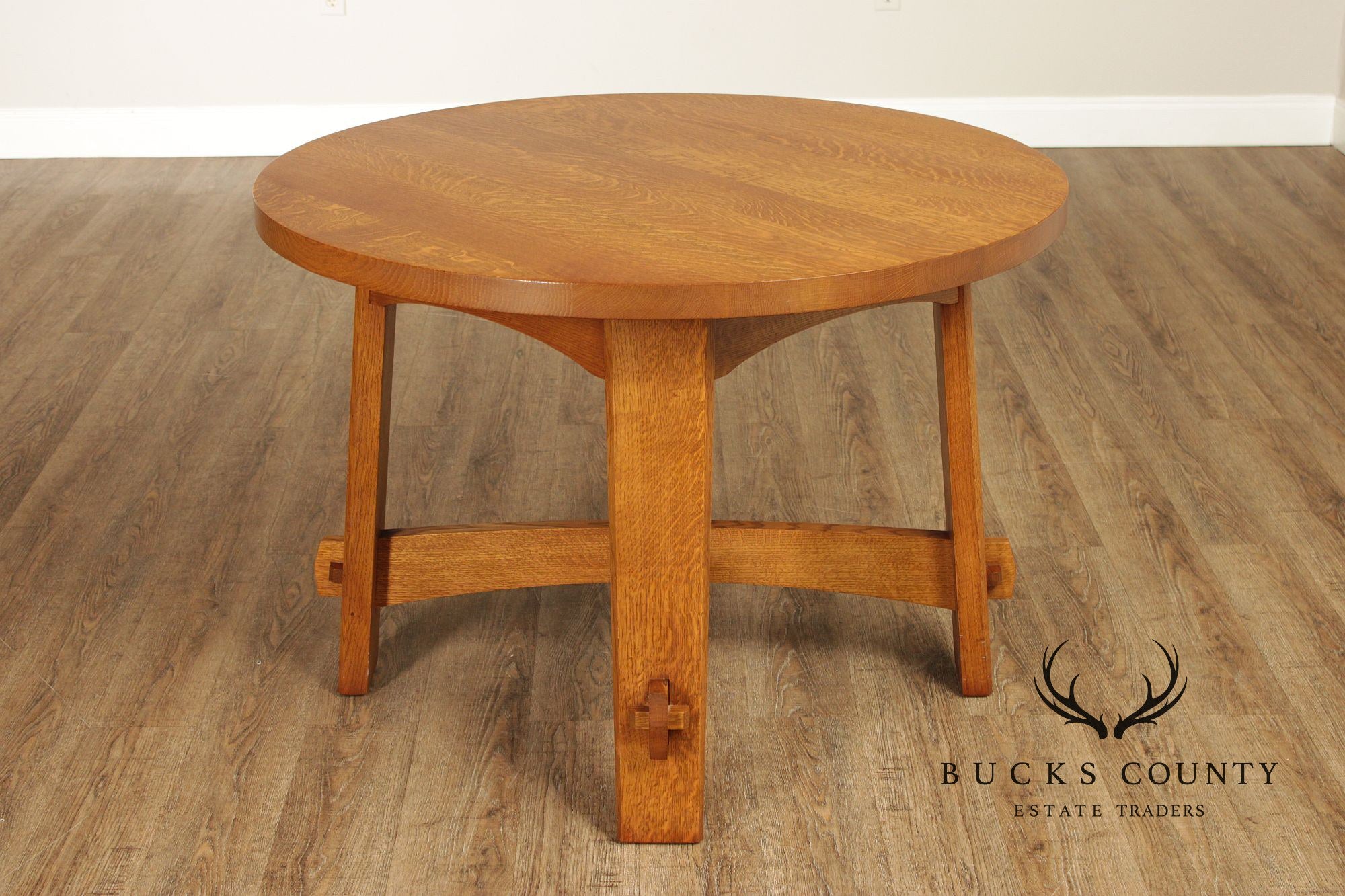 Stickley Mission Collection Oak Commemorative Library Table