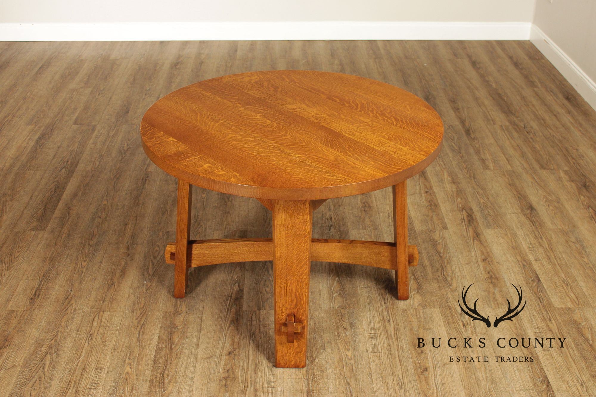 Stickley Mission Collection Oak Commemorative Library Table