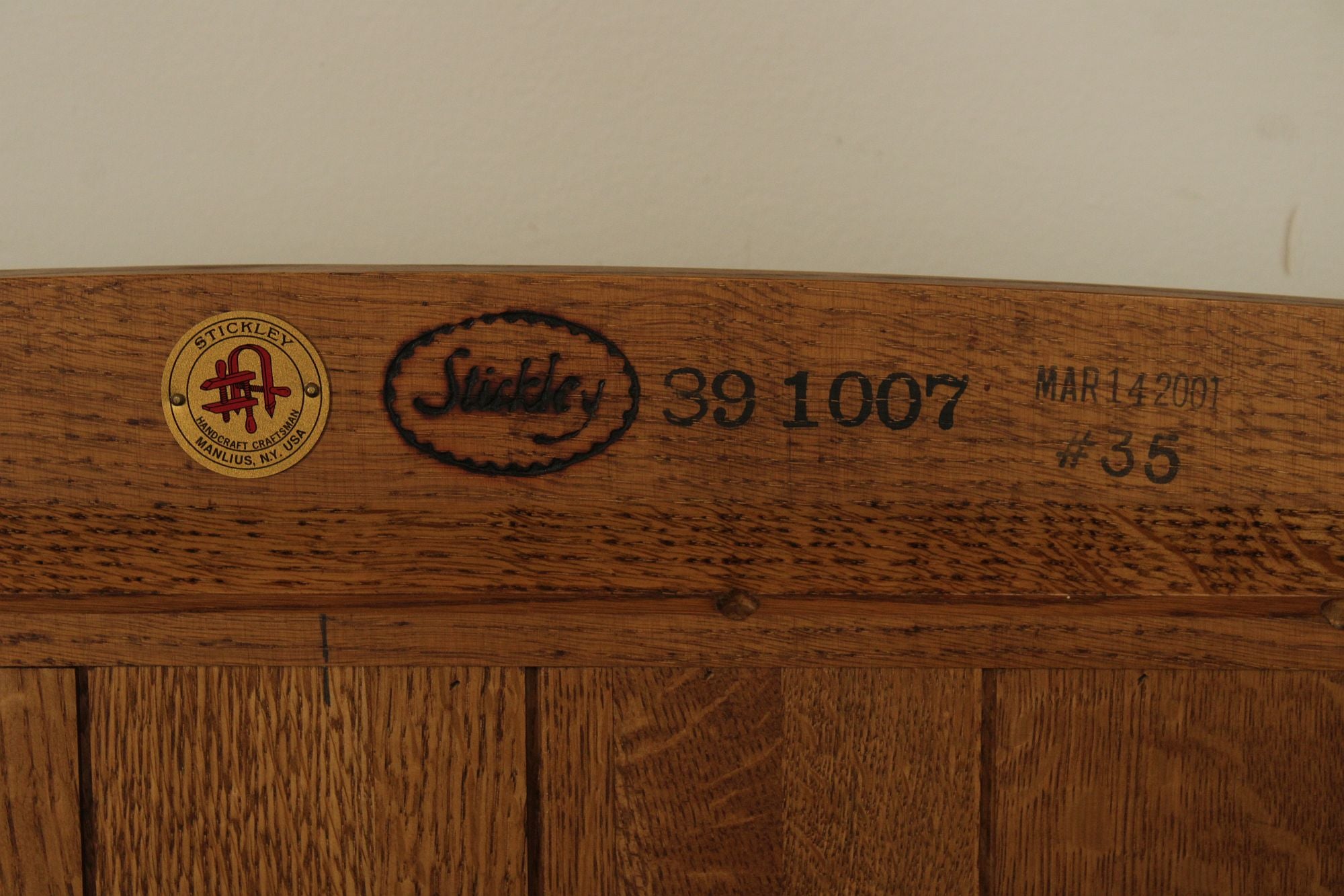 Stickley Mission Collection Oak Plate Rack
