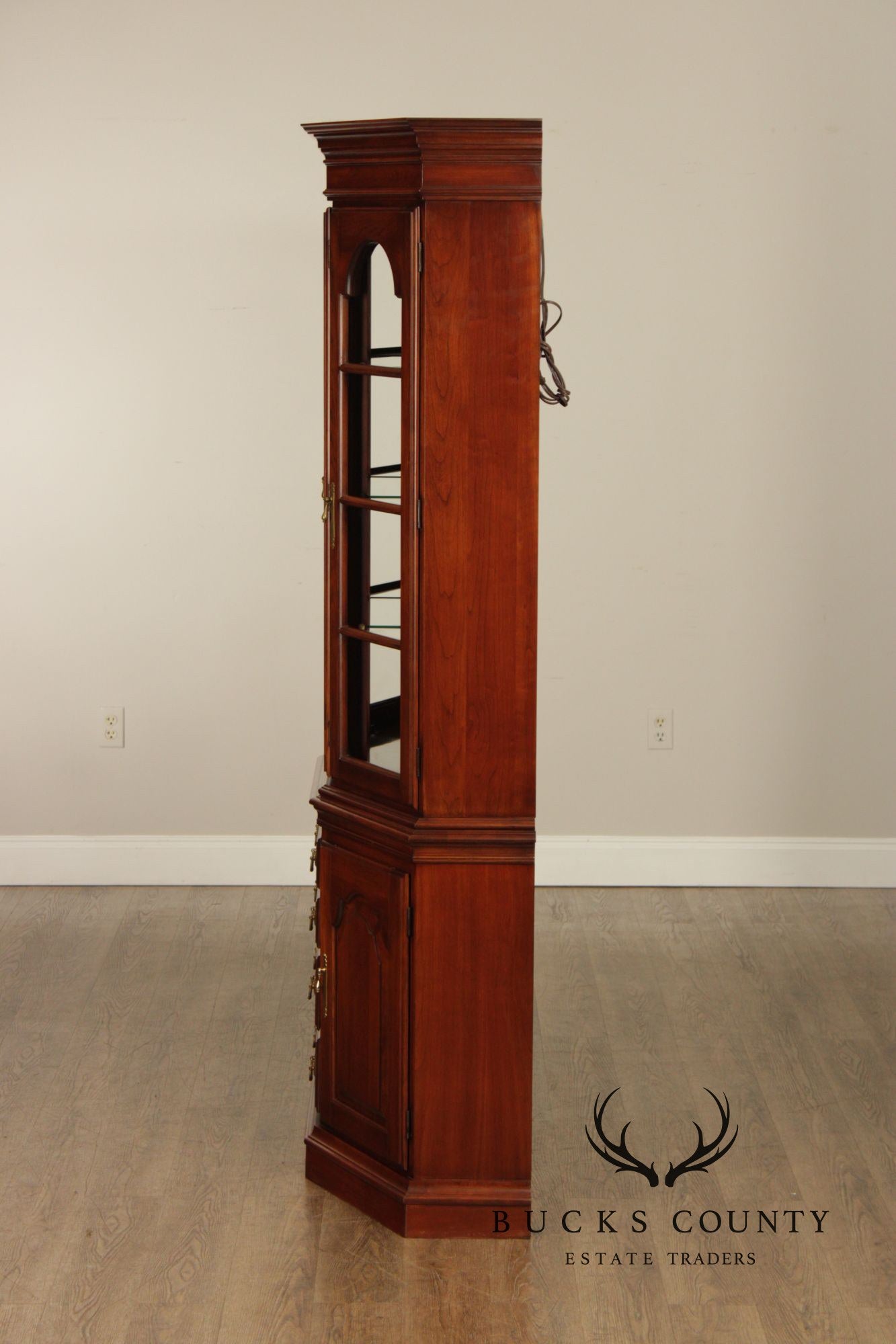 Harden Georgian Style Cherry China Cabinet