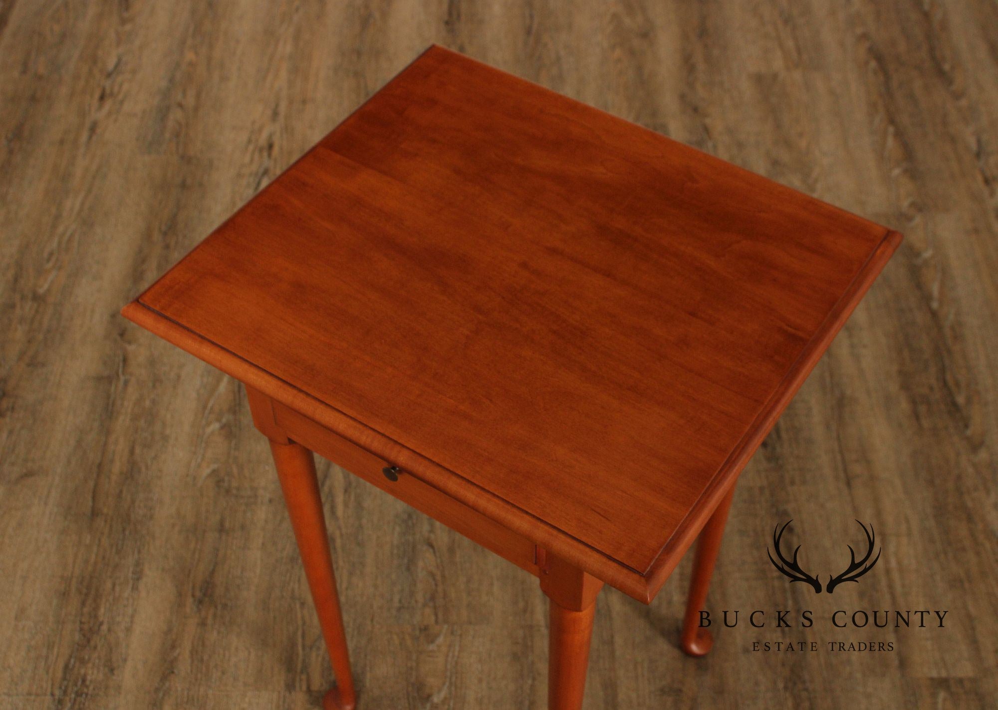 Eldred Wheeler Queen Anne Style Maple Side Table
