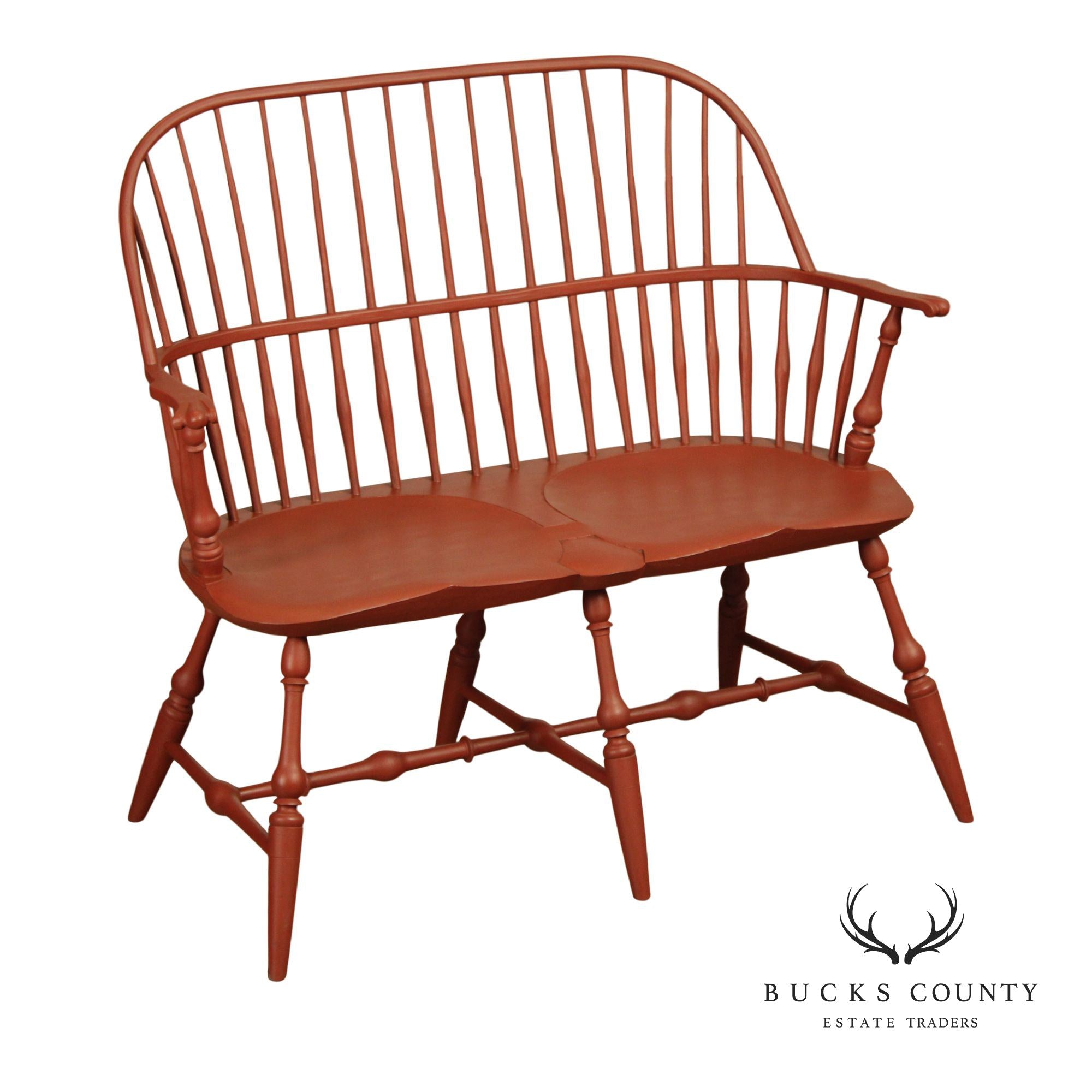 Peter Franklin Benchmade Painted Windsor Settee
