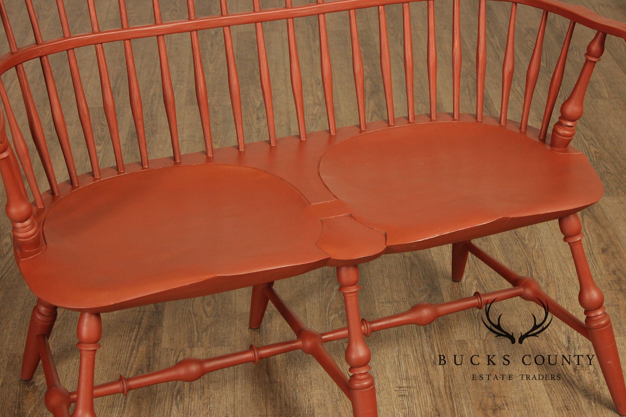 Peter Franklin Benchmade Painted Windsor Settee